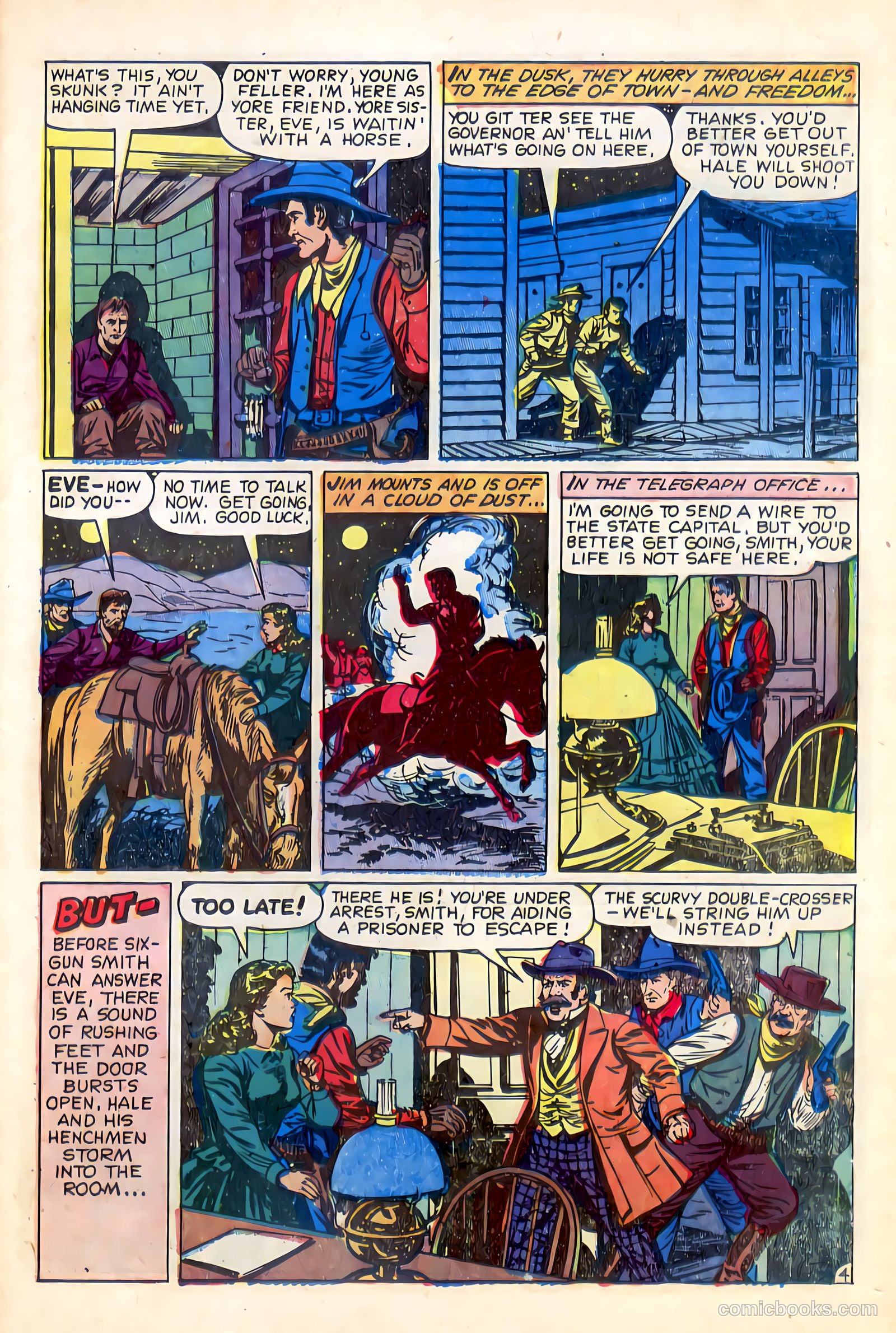 Western Crime Busters #9 (1952) — page 31 of 36