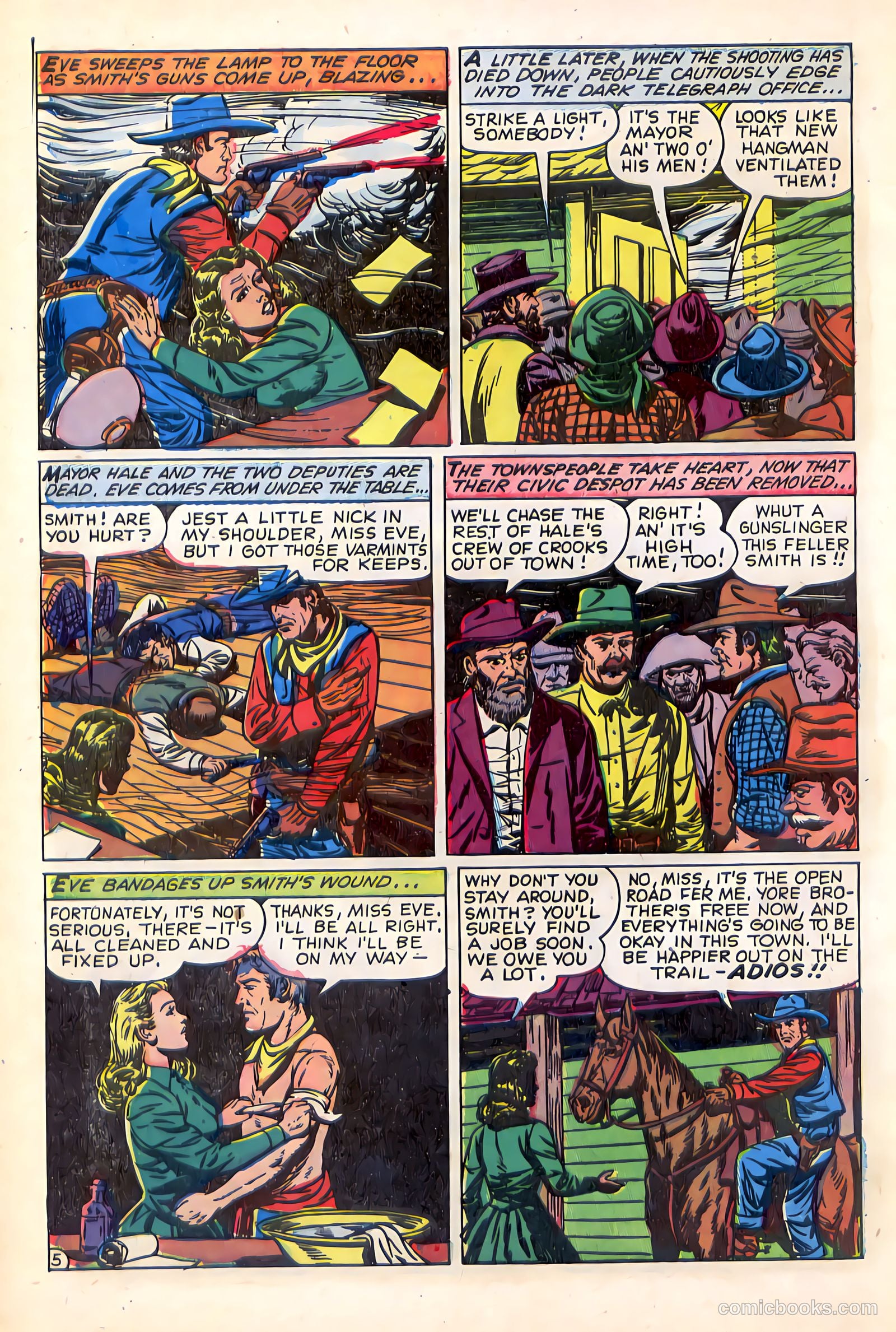 Western Crime Busters #9 (1952) — page 32 of 36
