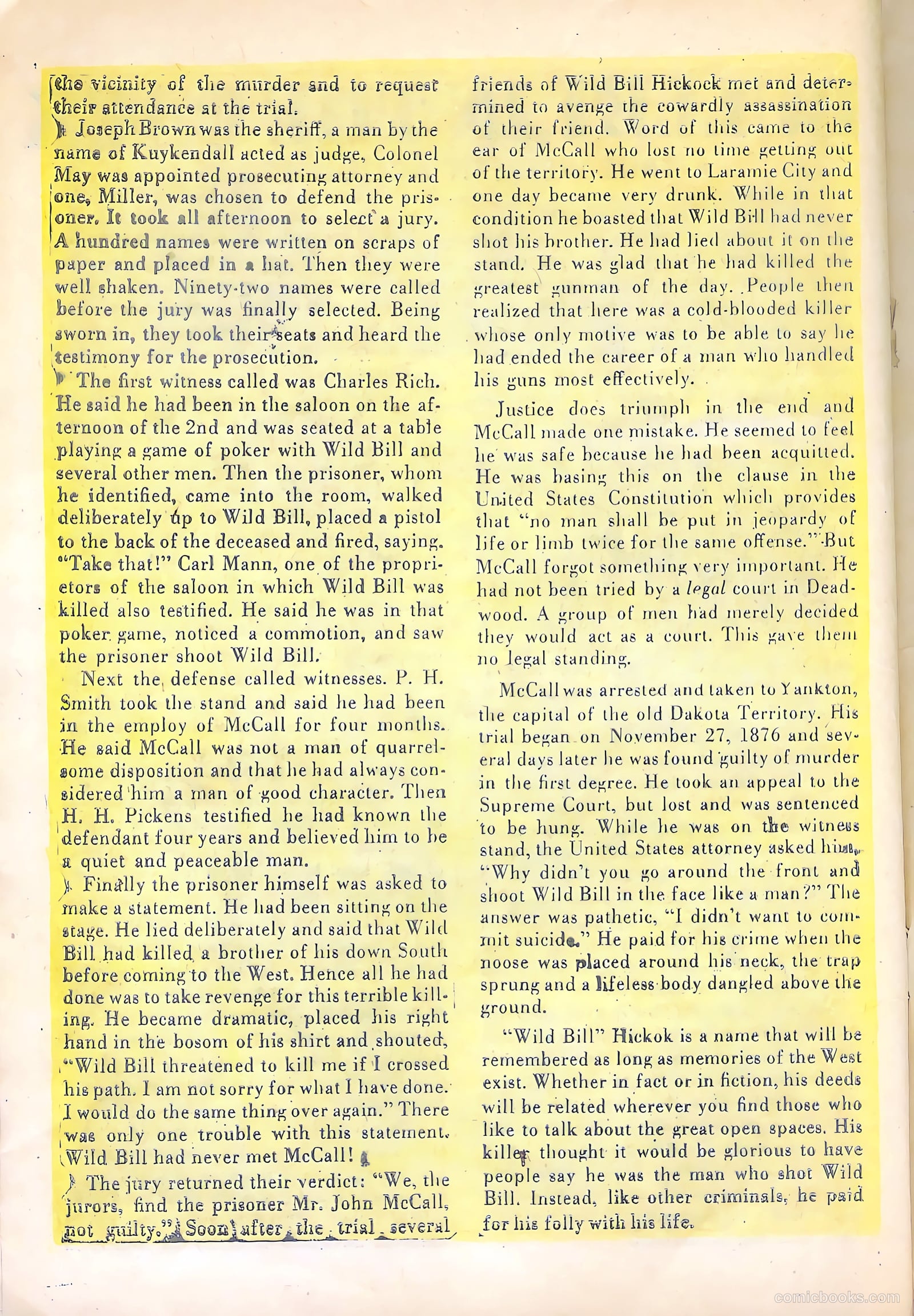 Western Crime Cases #9 (1951) — page 16 of 36