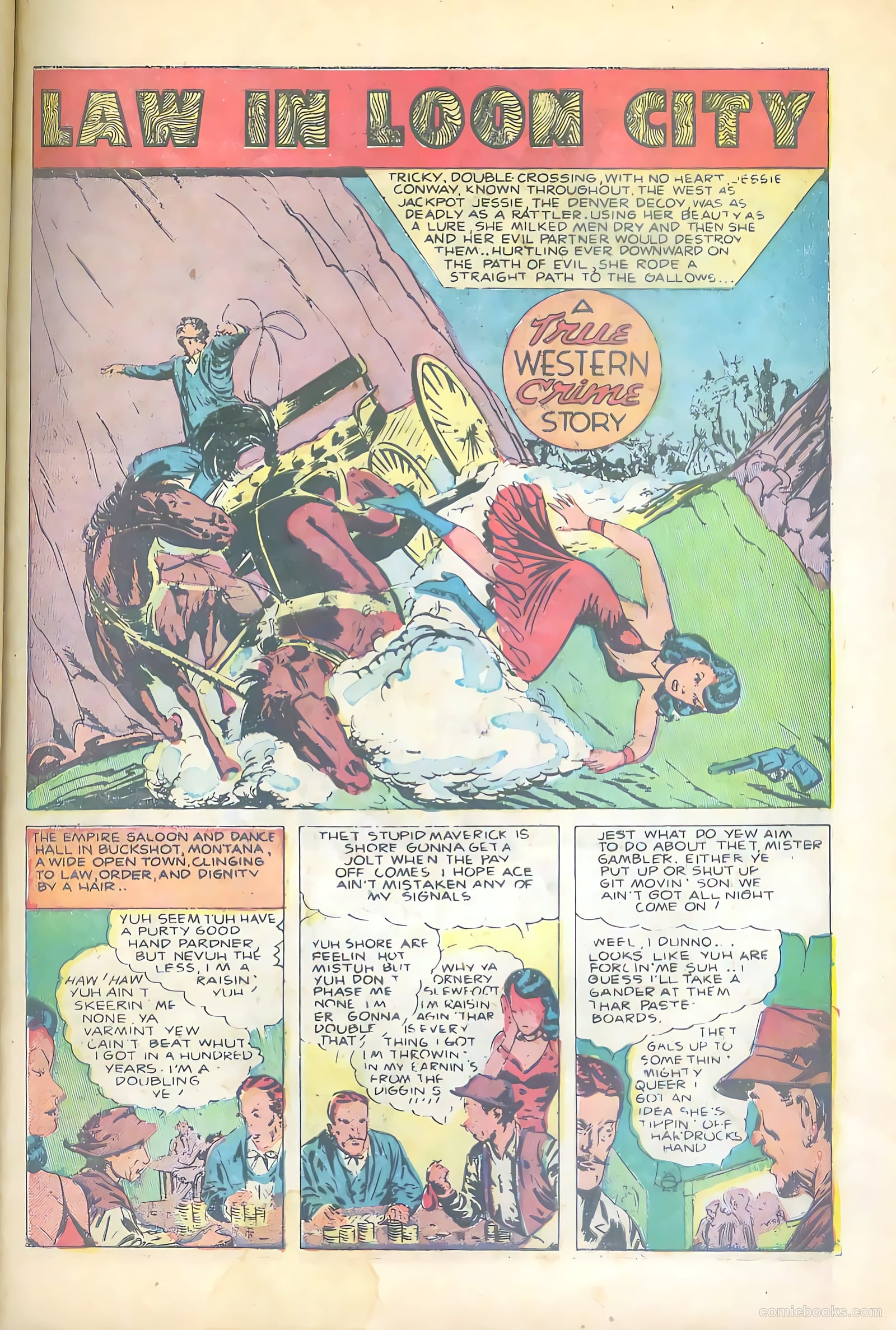 Western Crime Cases #9 (1951) — page 23 of 36