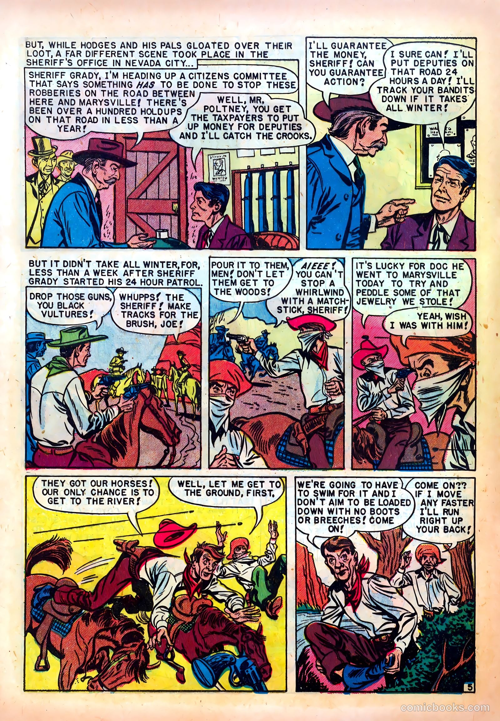 Western Fighters #10 (1950) — page 36 of 52