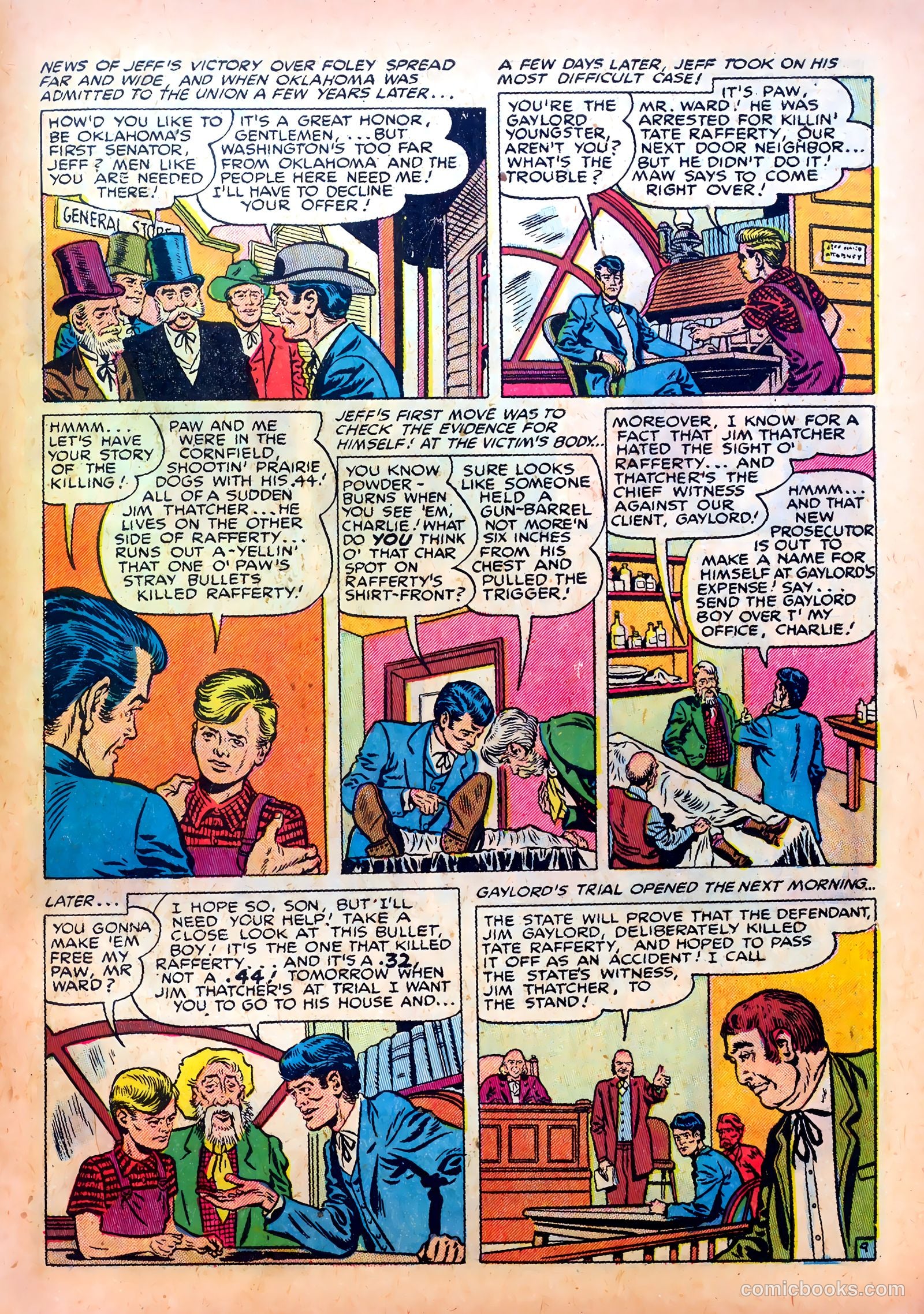 Western Fighters #10 (1950) — page 49 of 52