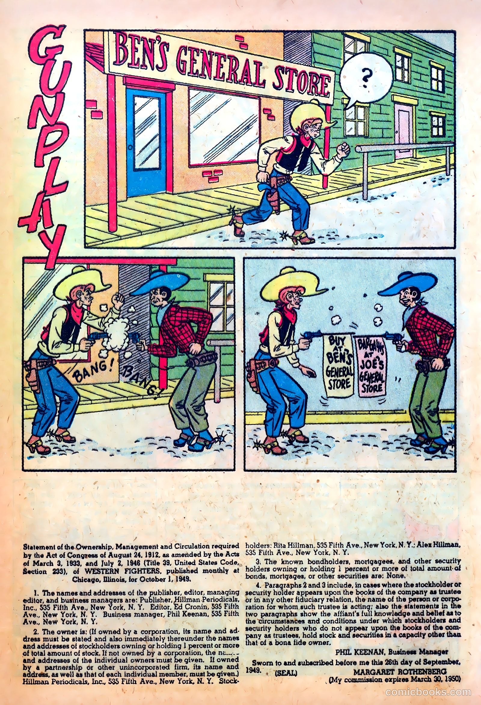Western Fighters #2 (1948) — page 37 of 52