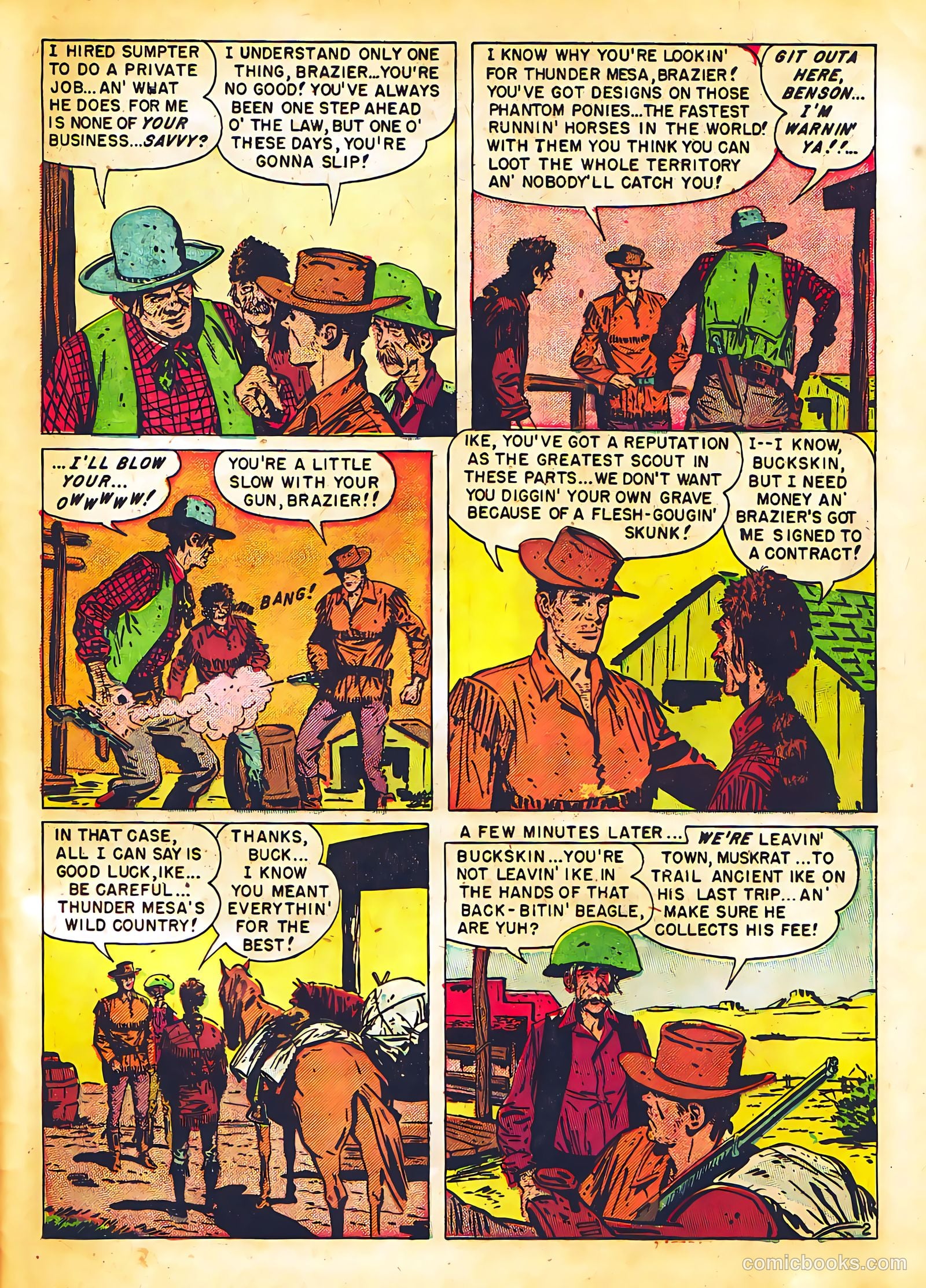 Western Fighters #4 (1951) — page 43 of 52