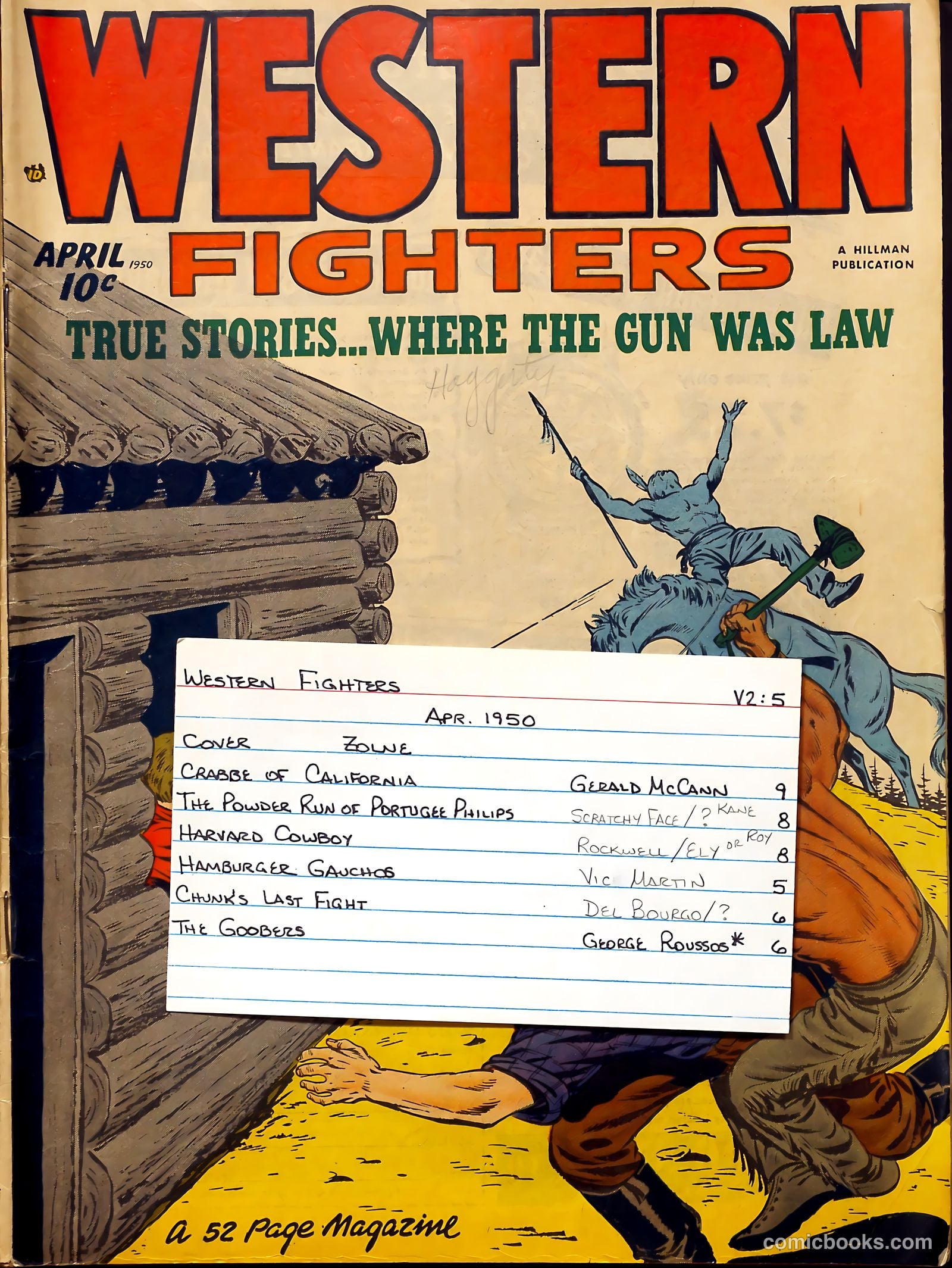 Western Fighters #5 (1948) — page 53 of 53