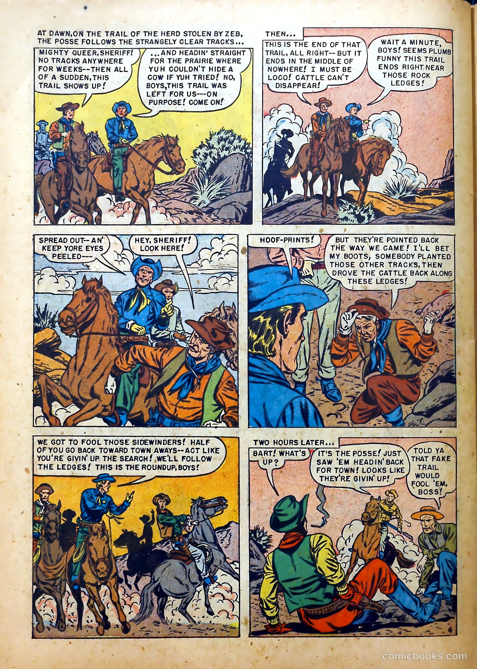 Western Fighters #6 (1953) — page 46 of 53