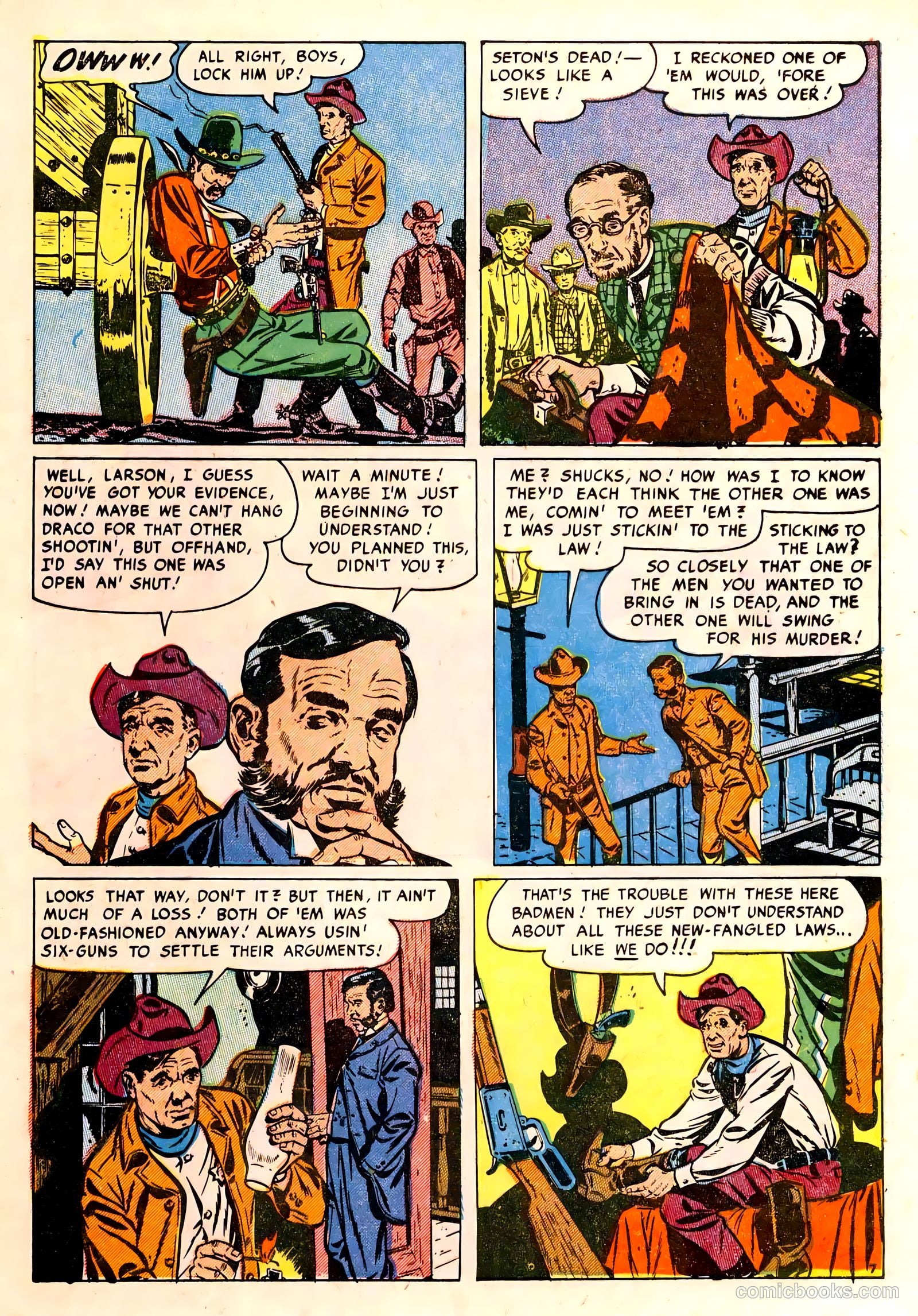 Western Fighters #7 (1949) — page 9 of 52
