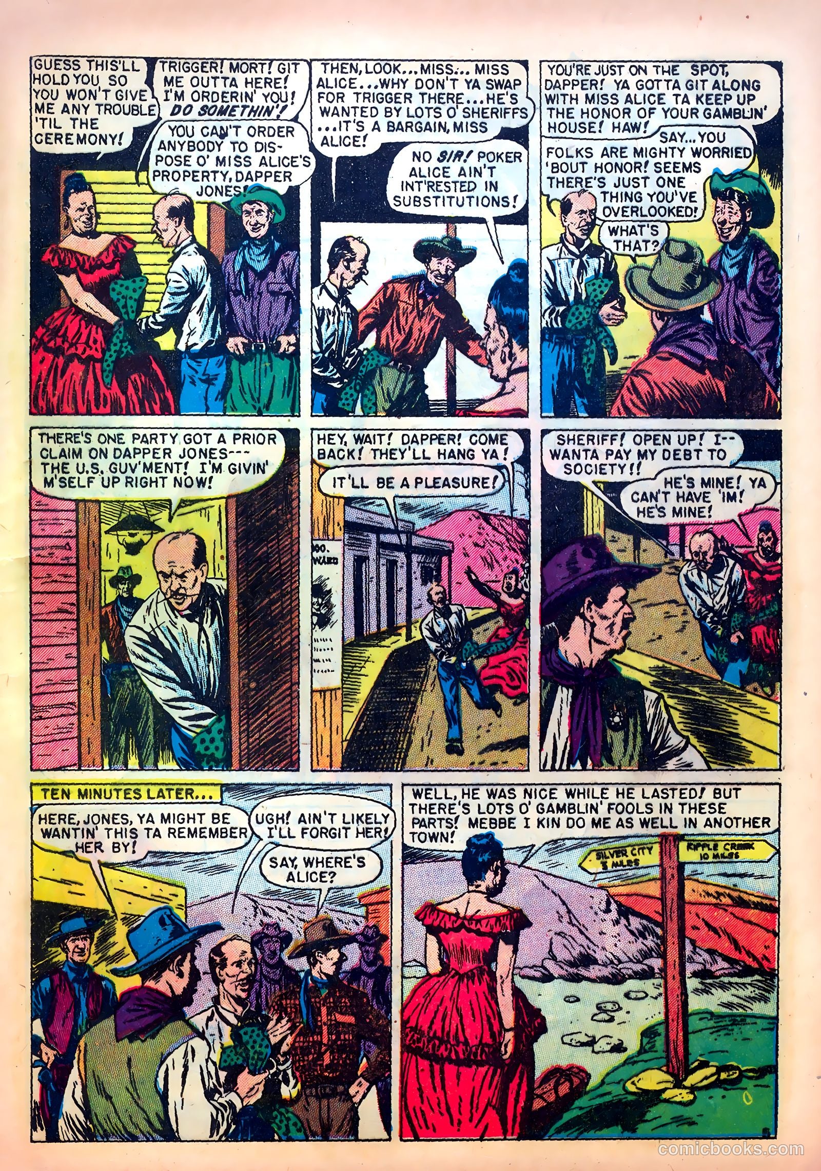 Western Fighters #8 (1949) — page 25 of 52