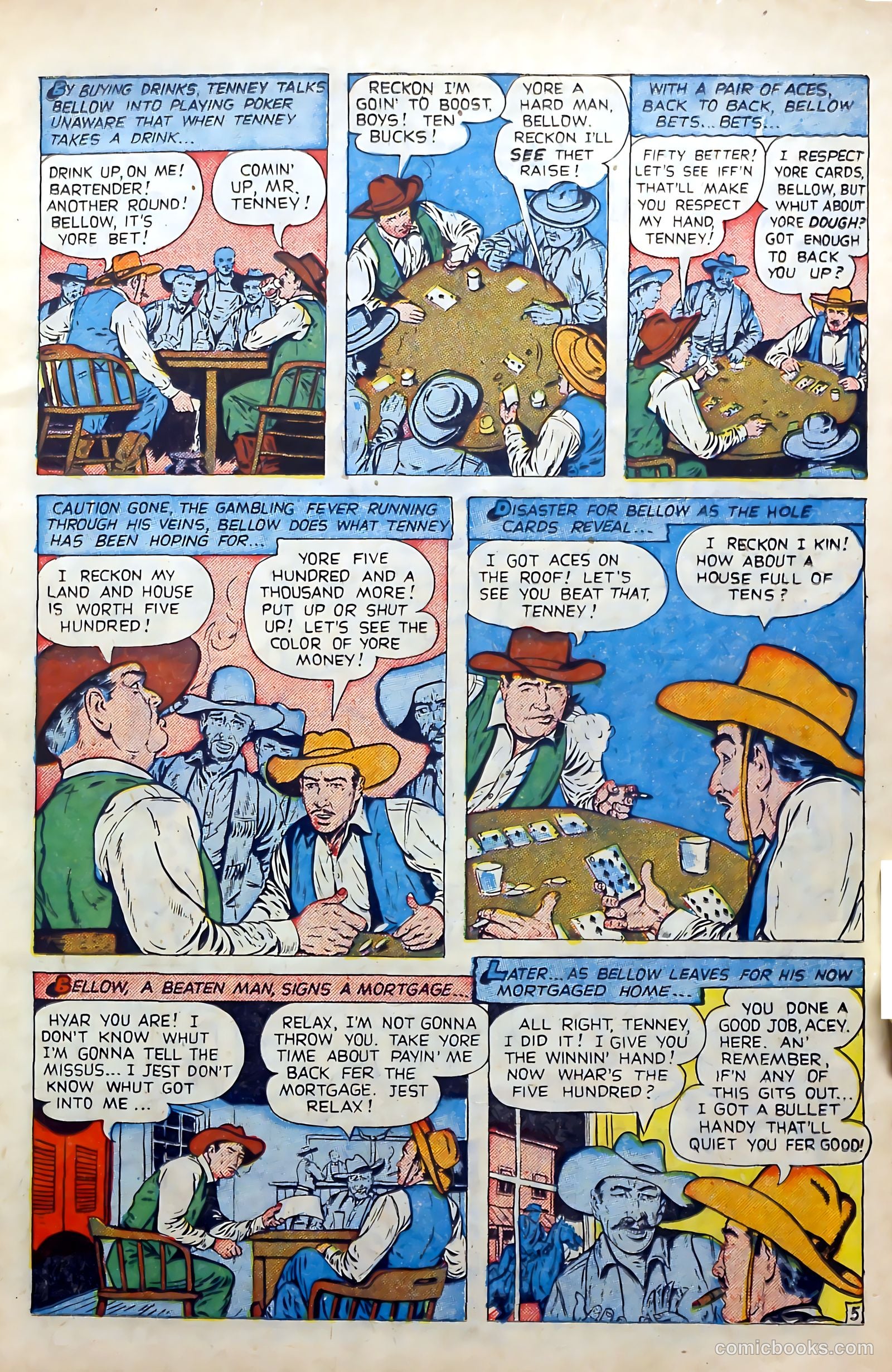 Western Frontier #1 (1951) — page 7 of 36