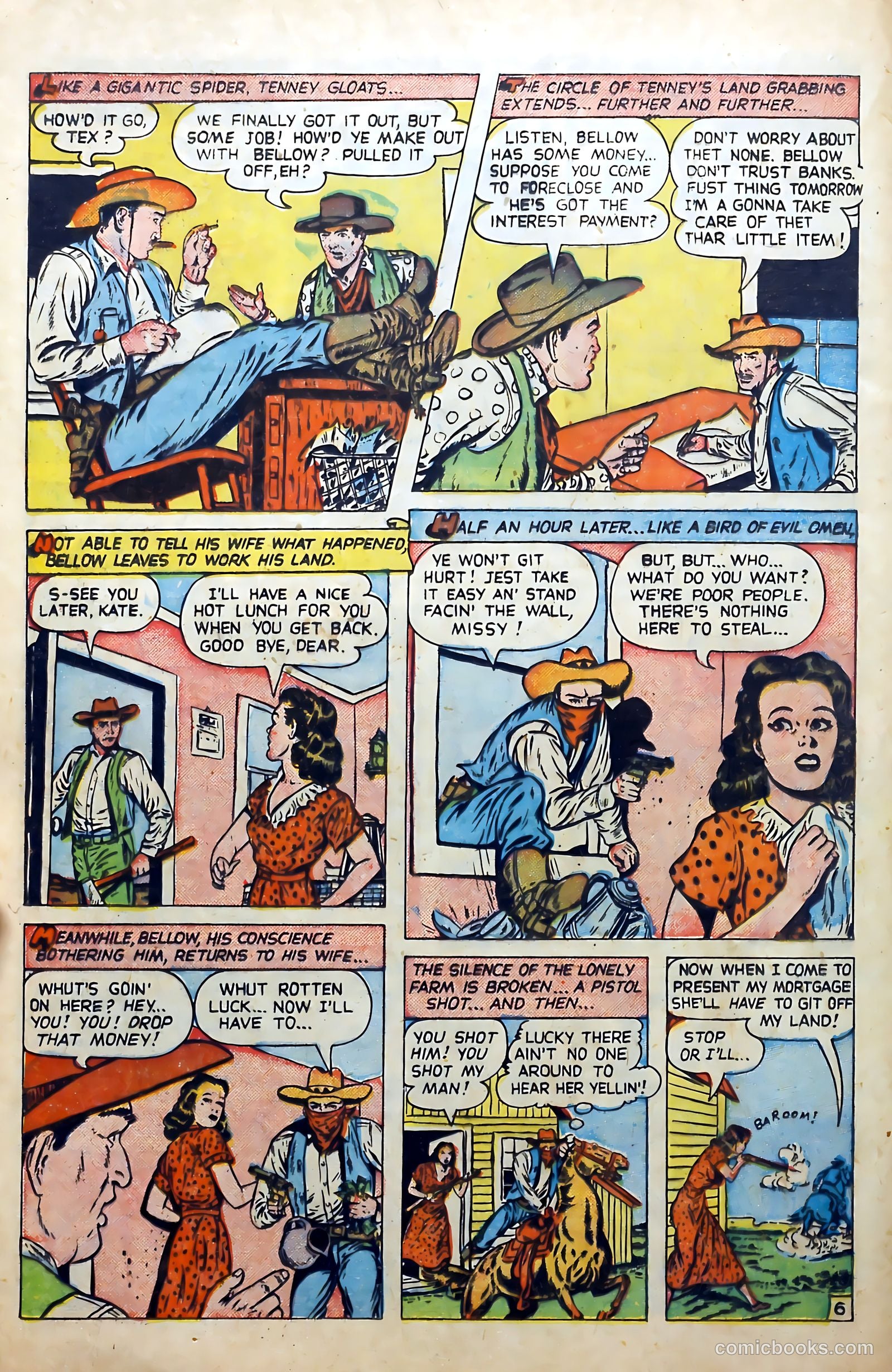 Western Frontier #1 (1951) — page 8 of 36