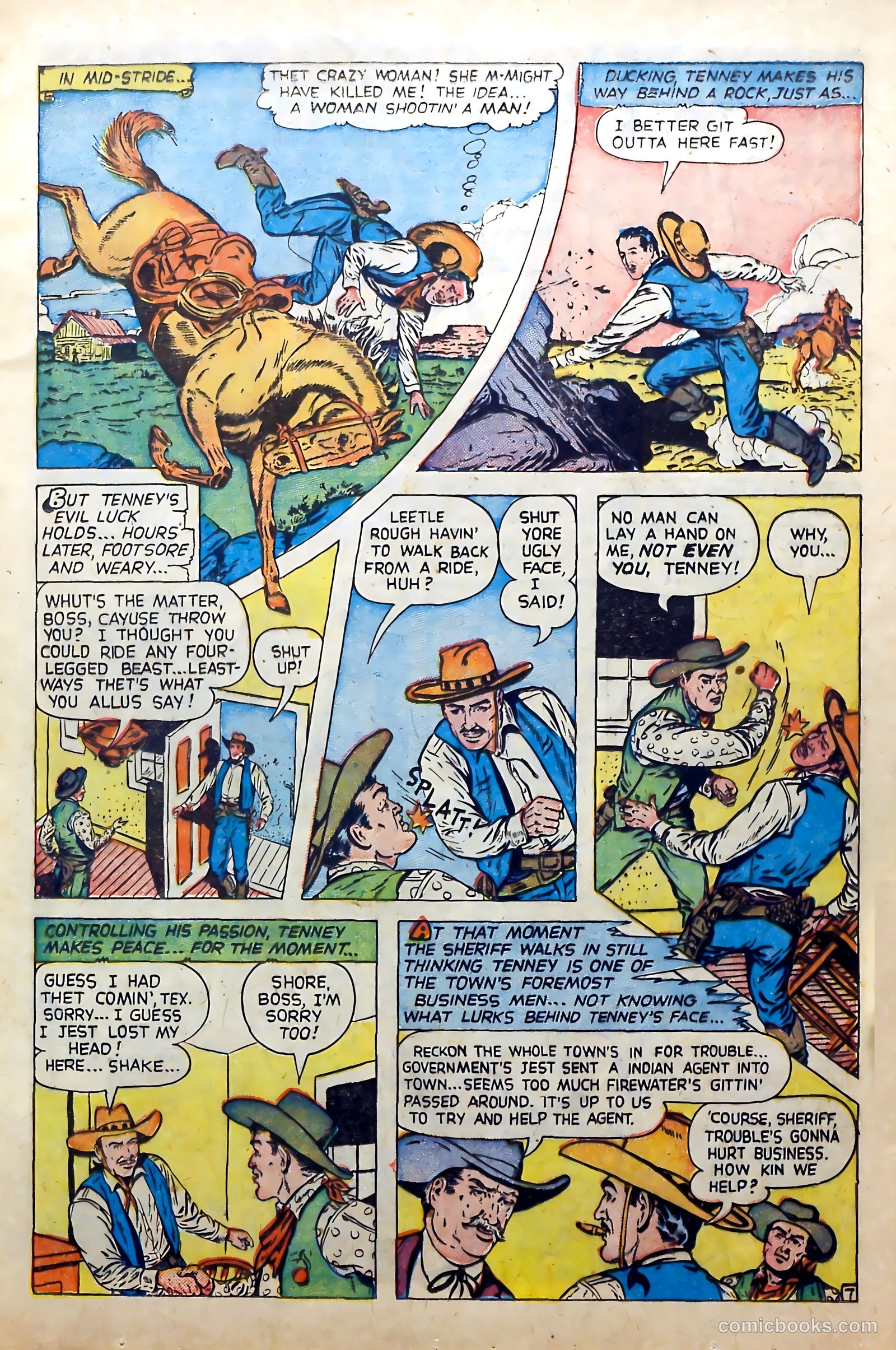 Western Frontier #1 (1951) — page 9 of 36