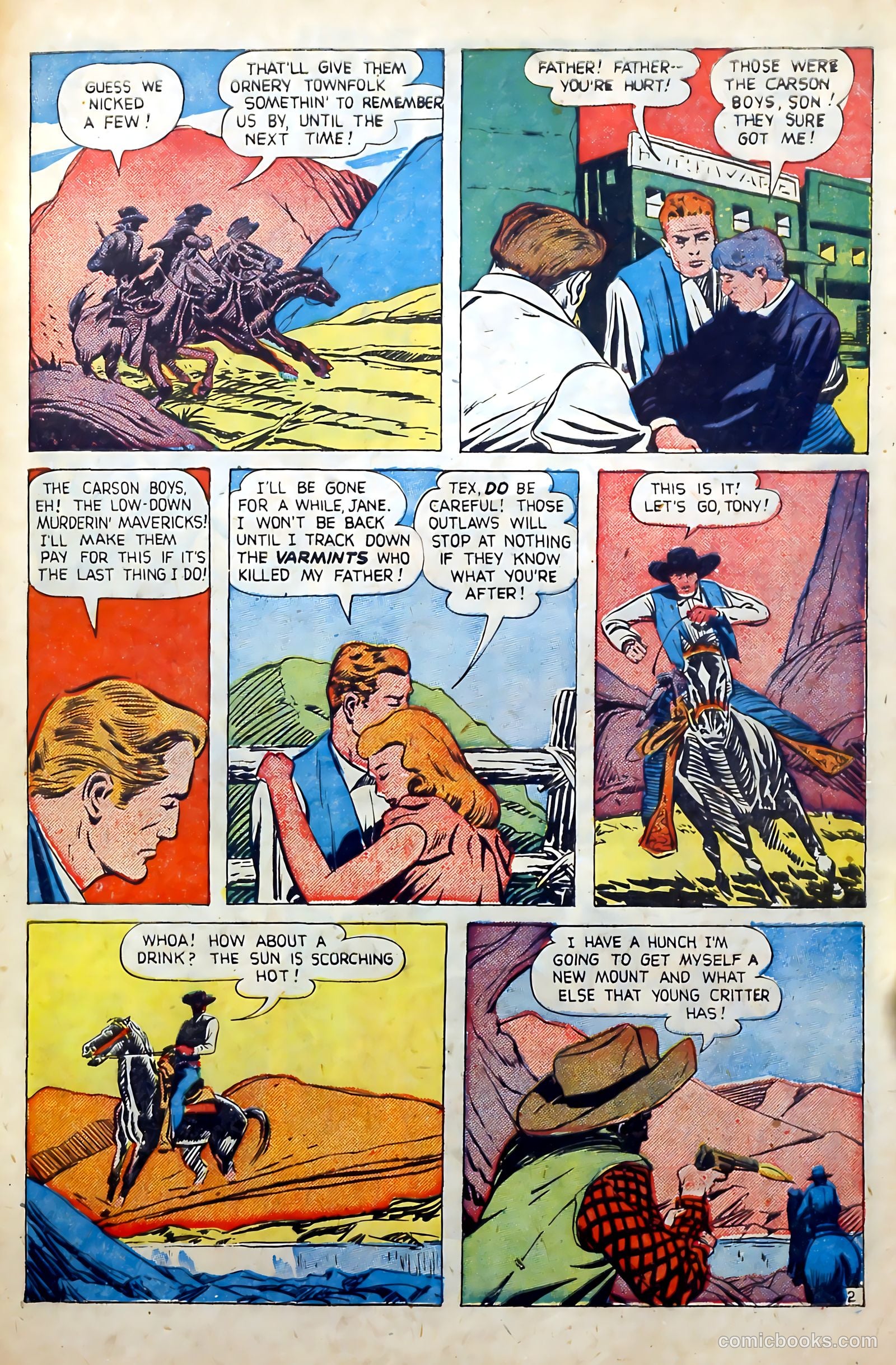 Western Frontier #1 (1951) — page 23 of 36