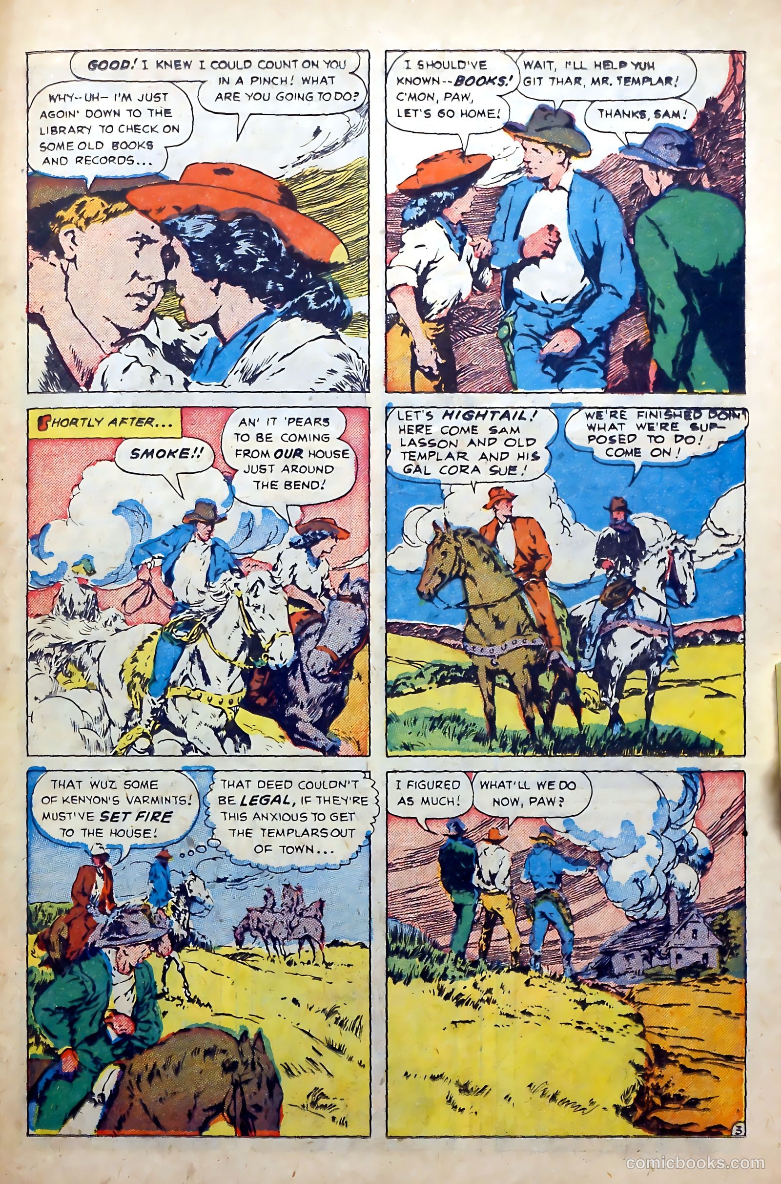 Western Frontier #1 (1951) — page 31 of 36