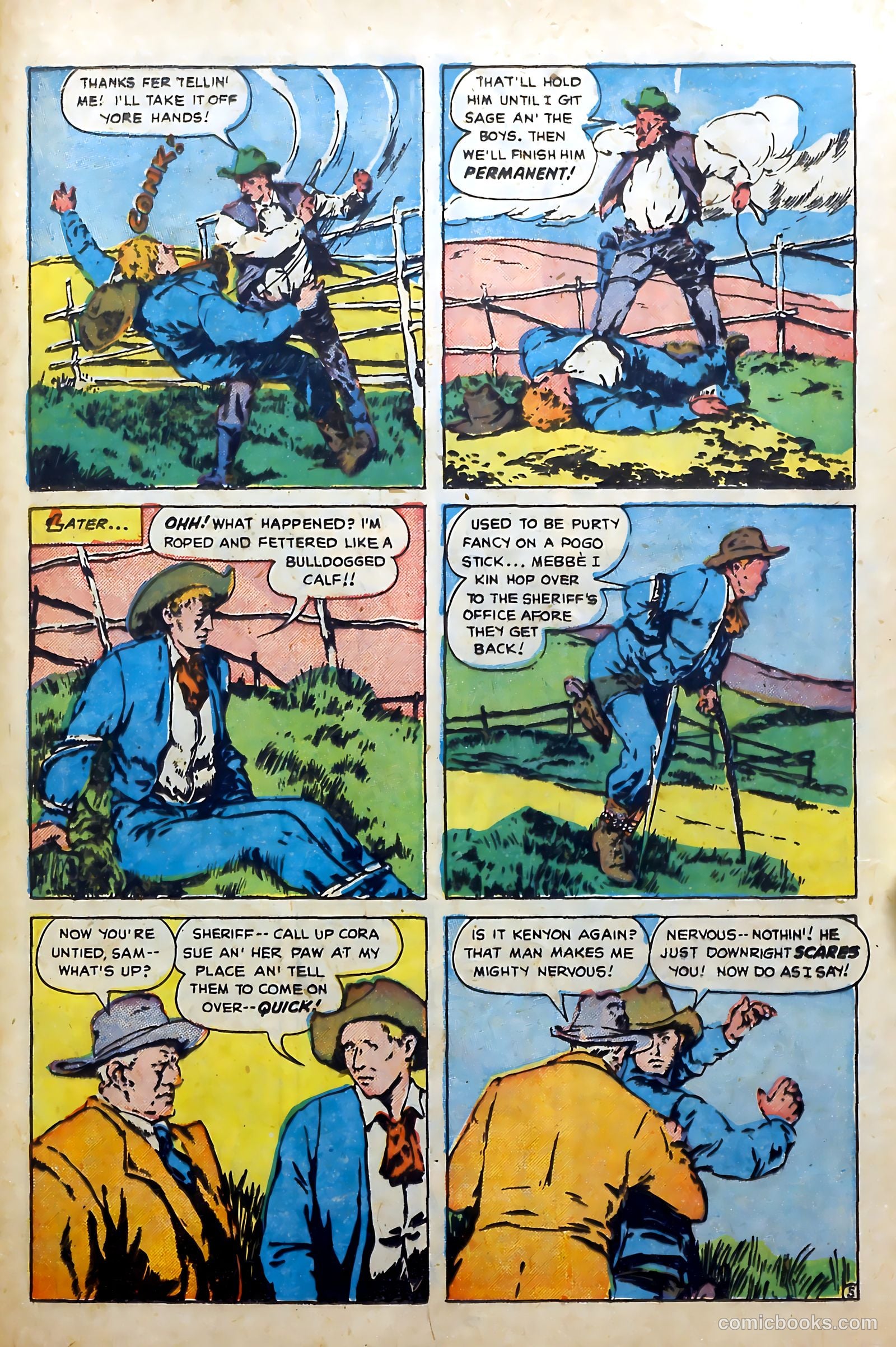 Western Frontier #1 (1951) — page 33 of 36