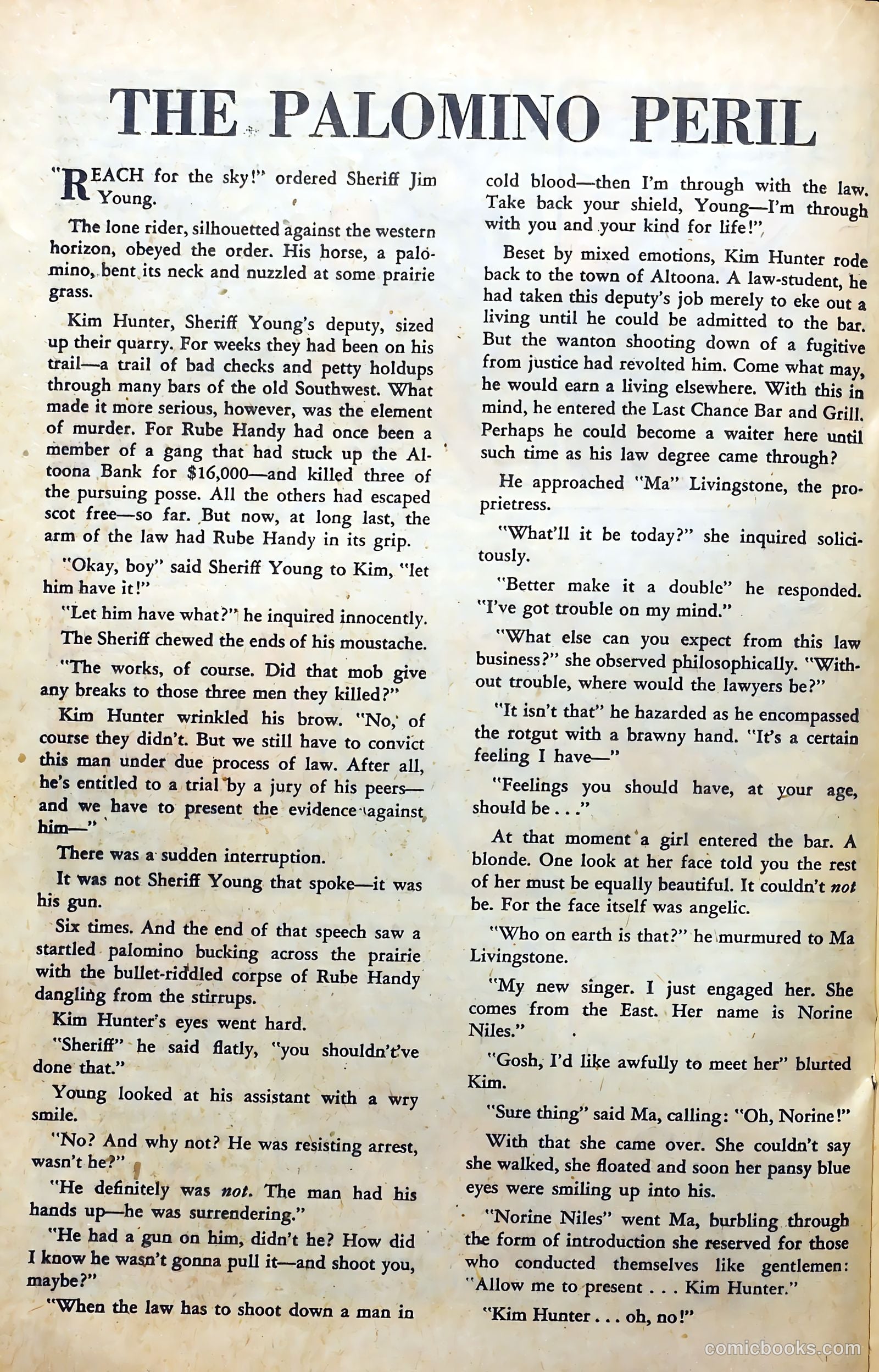 Western Frontier #2 (1951) — page 20 of 36
