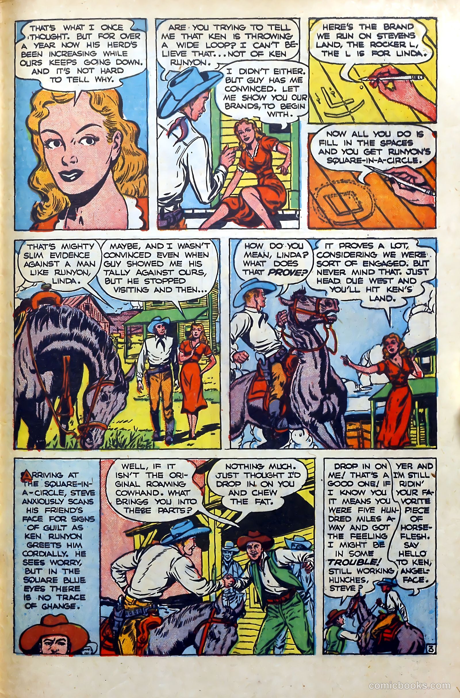 Western Frontier #2 (1951) — page 31 of 36