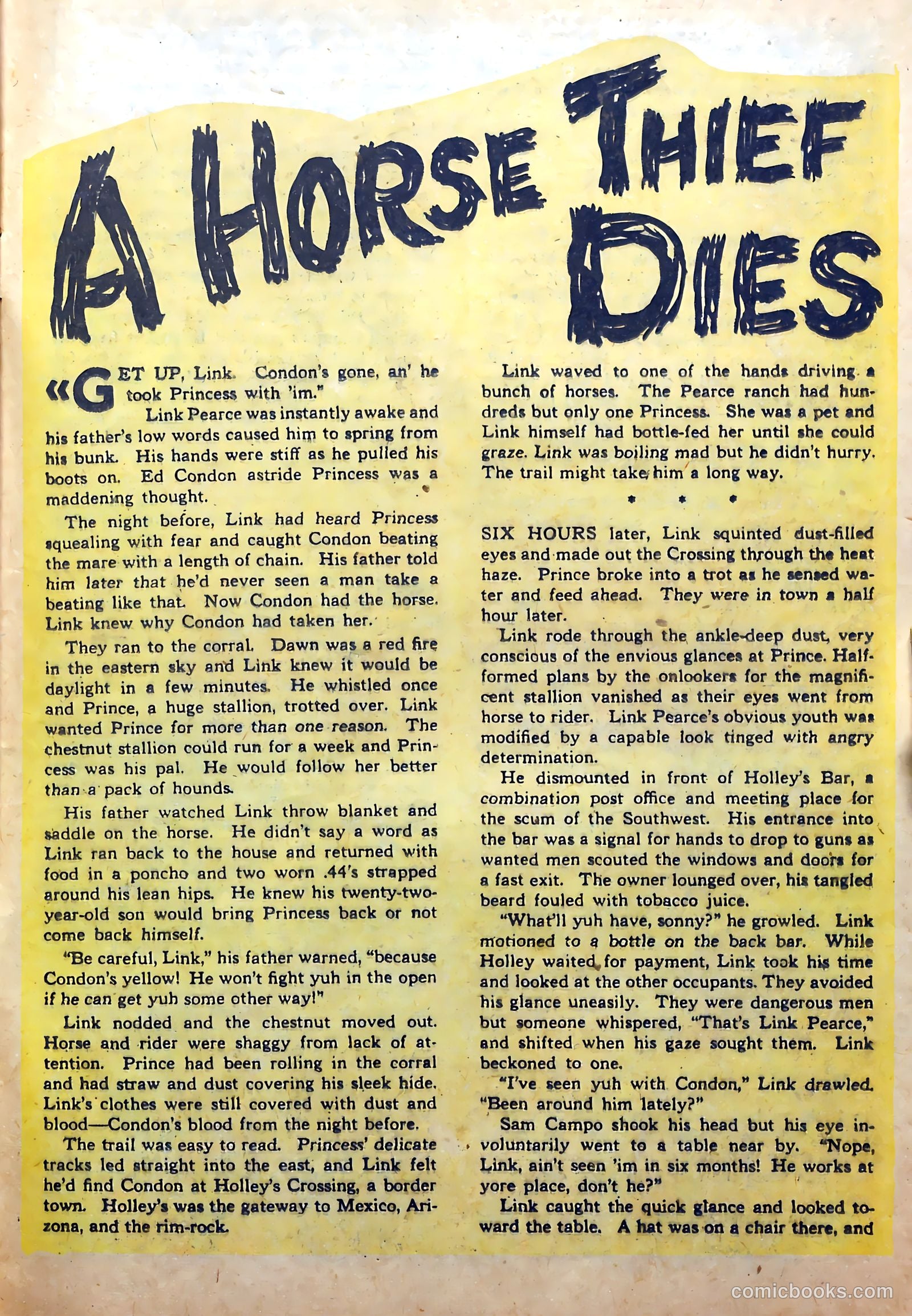 Western Frontier #3 (1951) — page 17 of 36
