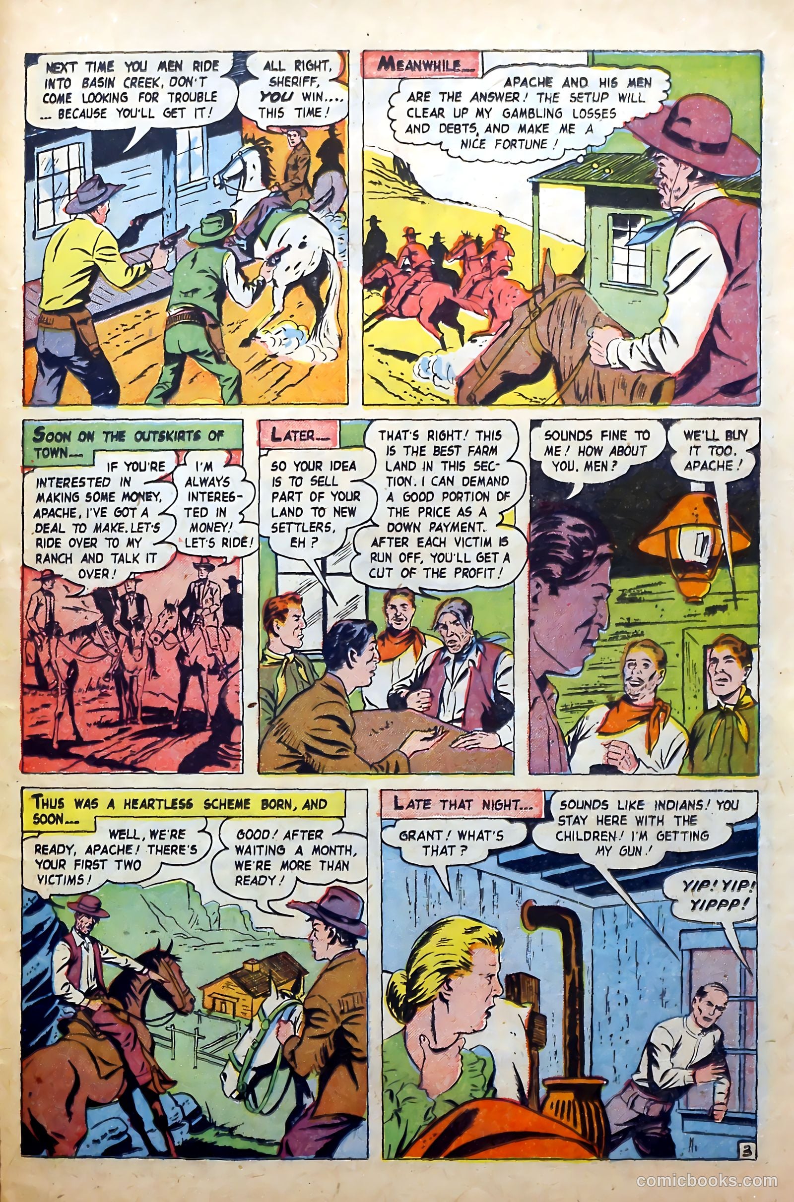 Western Frontier #3 (1951) — page 21 of 36