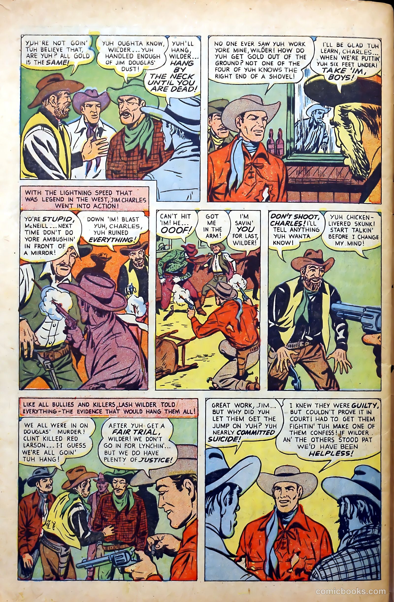 Western Frontier #3 (1951) — page 34 of 36