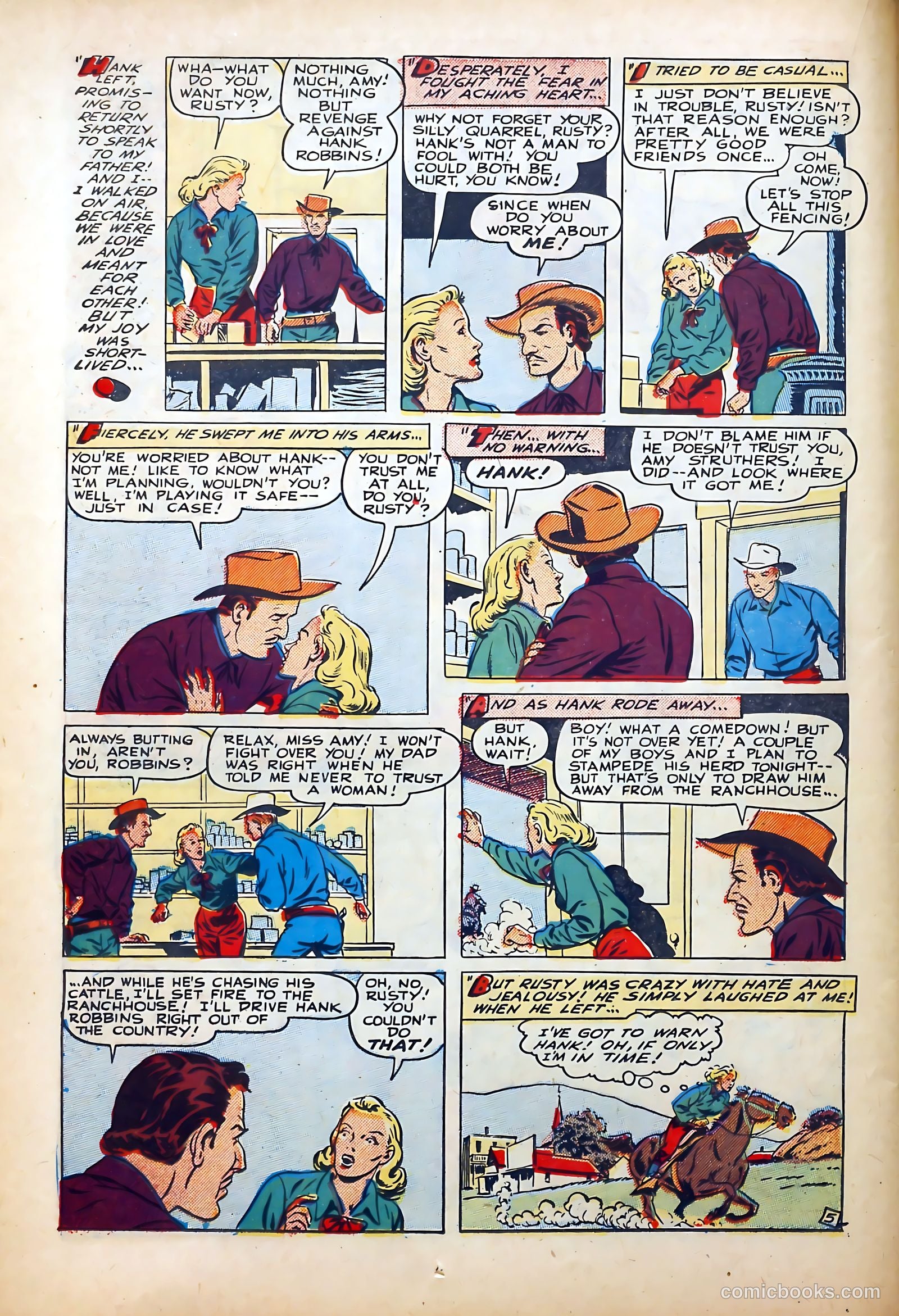 Western Hearts #1 (1949) — page 16 of 36