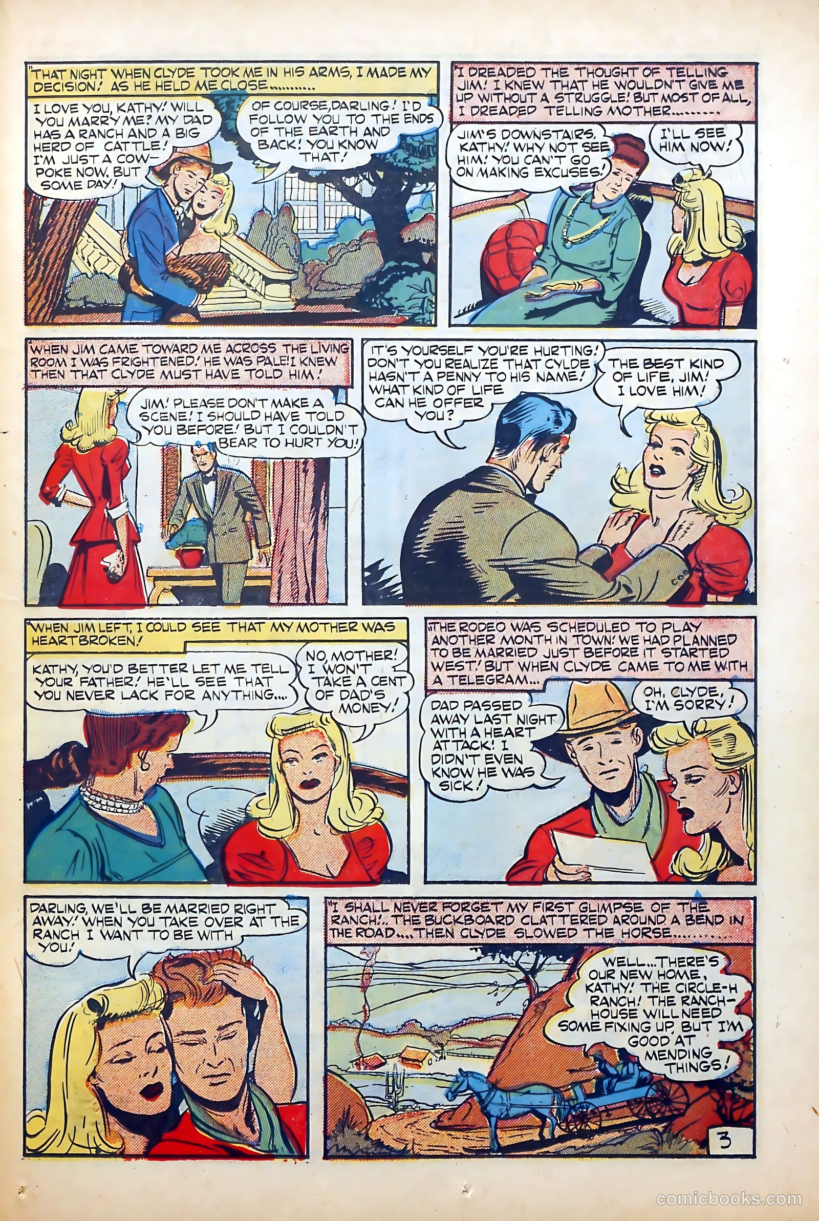 Western Hearts #1 (1949) — page 21 of 36