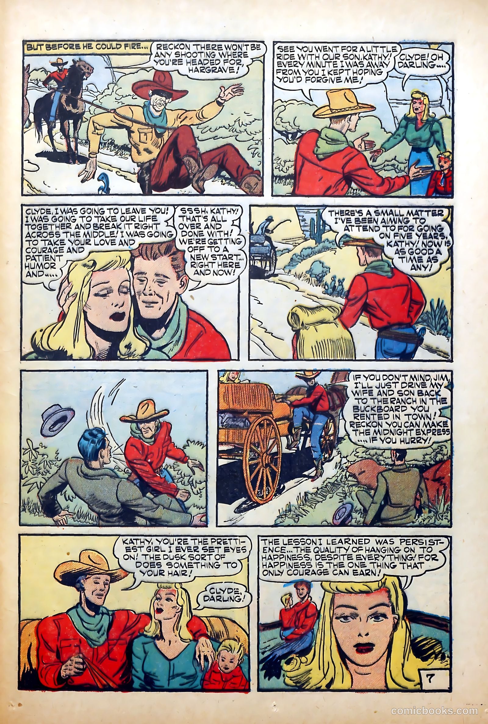 Western Hearts #1 (1949) — page 25 of 36
