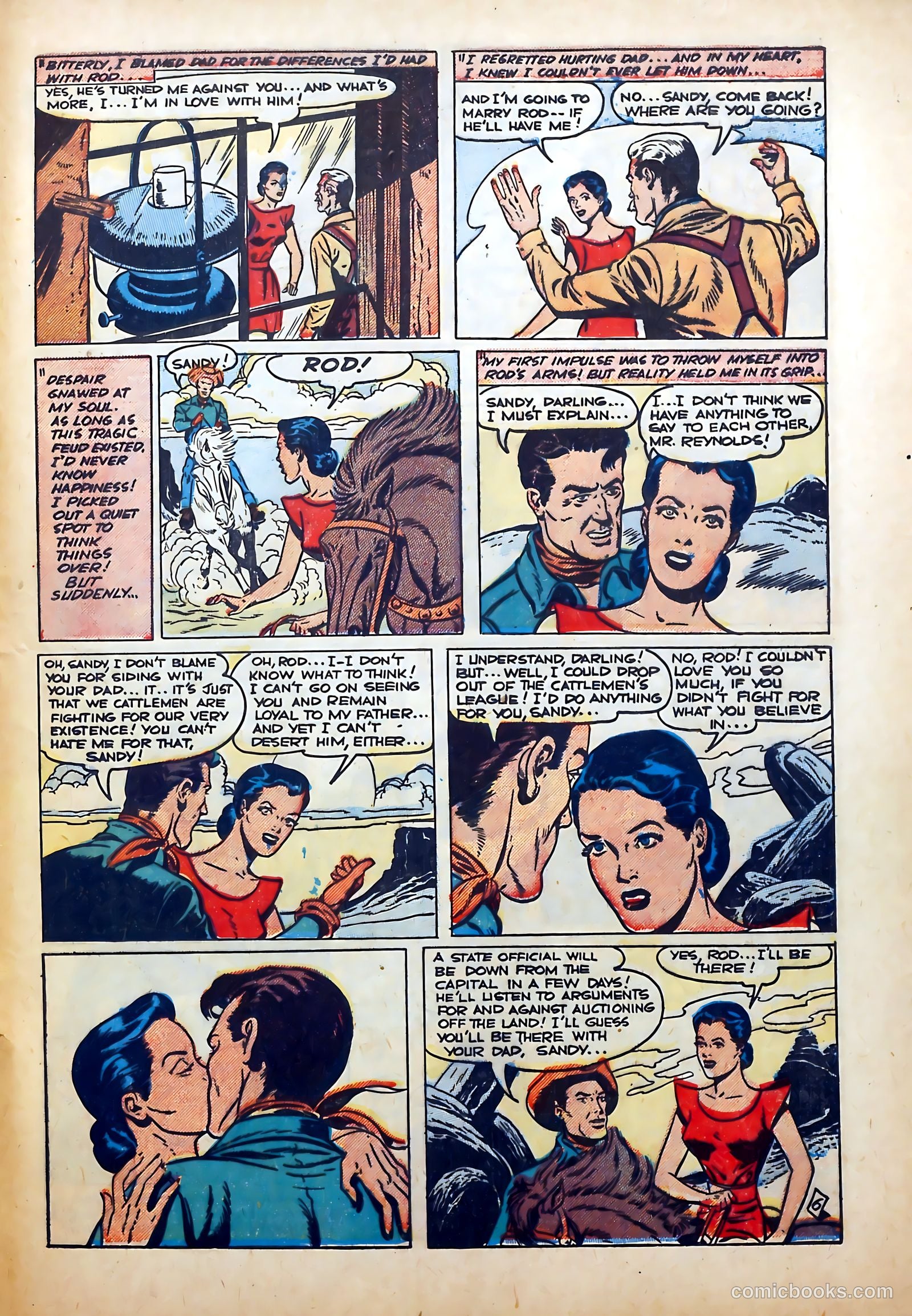 Western Hearts #1 (1949) — page 31 of 36