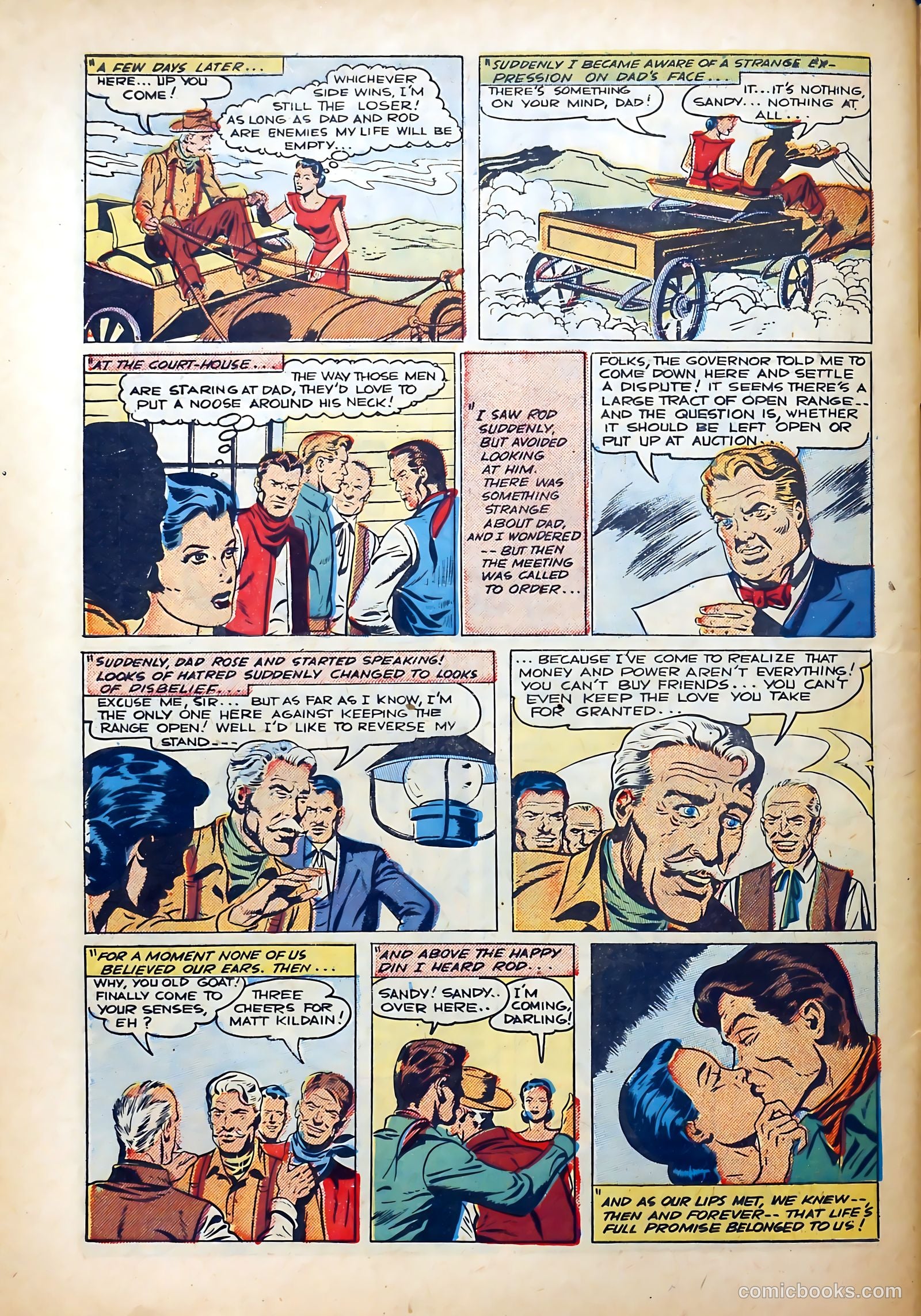 Western Hearts #1 (1949) — page 32 of 36