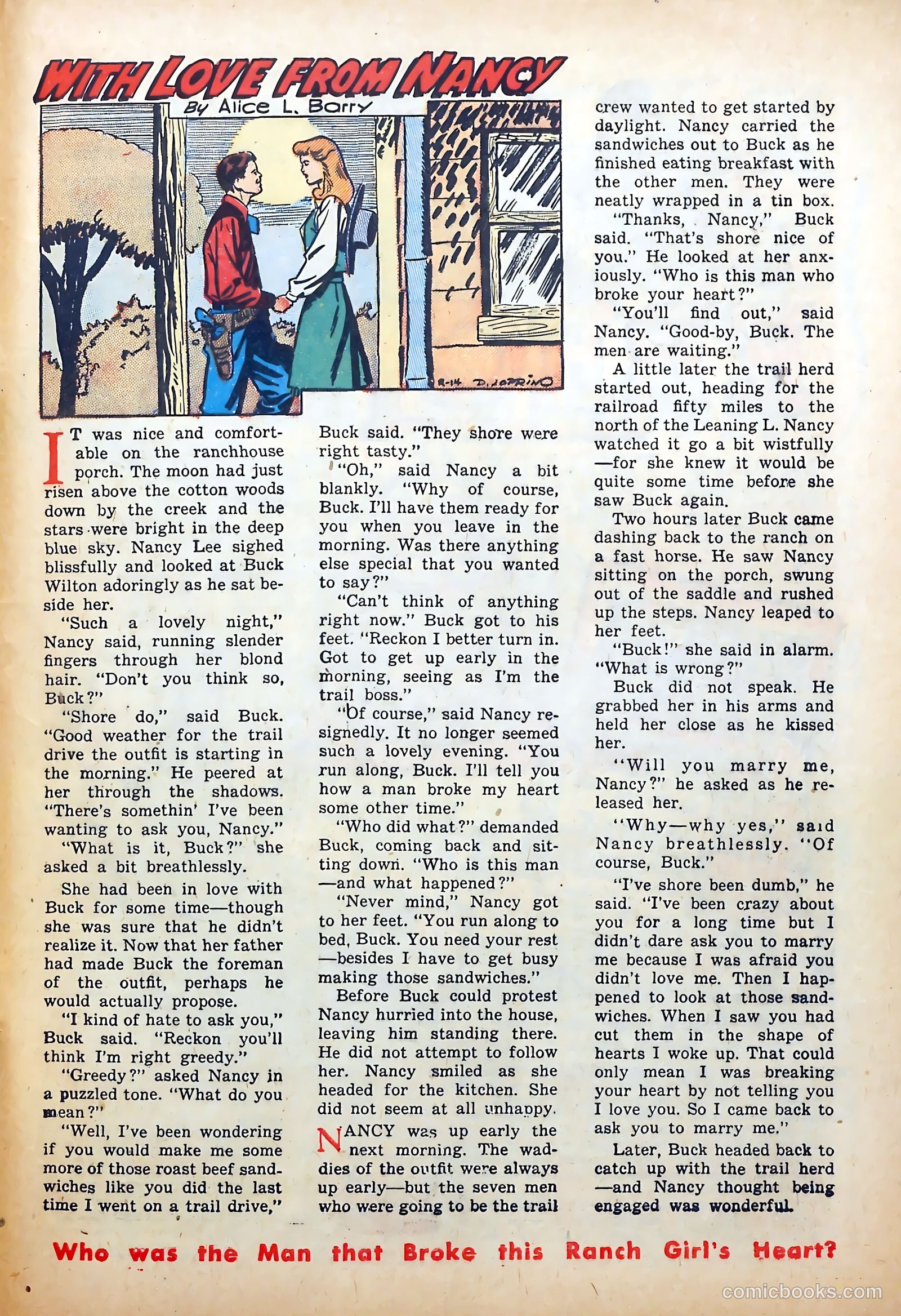 Western Hearts #1 (1949) — page 33 of 36