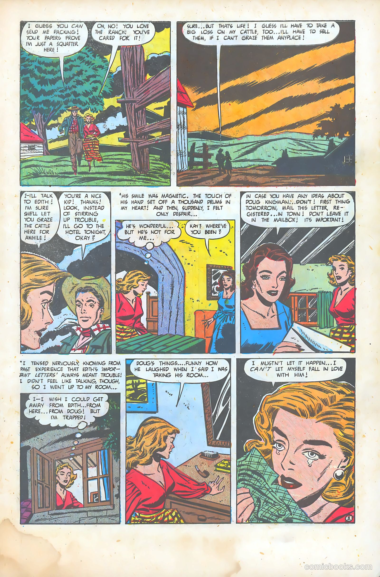 Western Hearts #10 (1952) — page 7 of 36