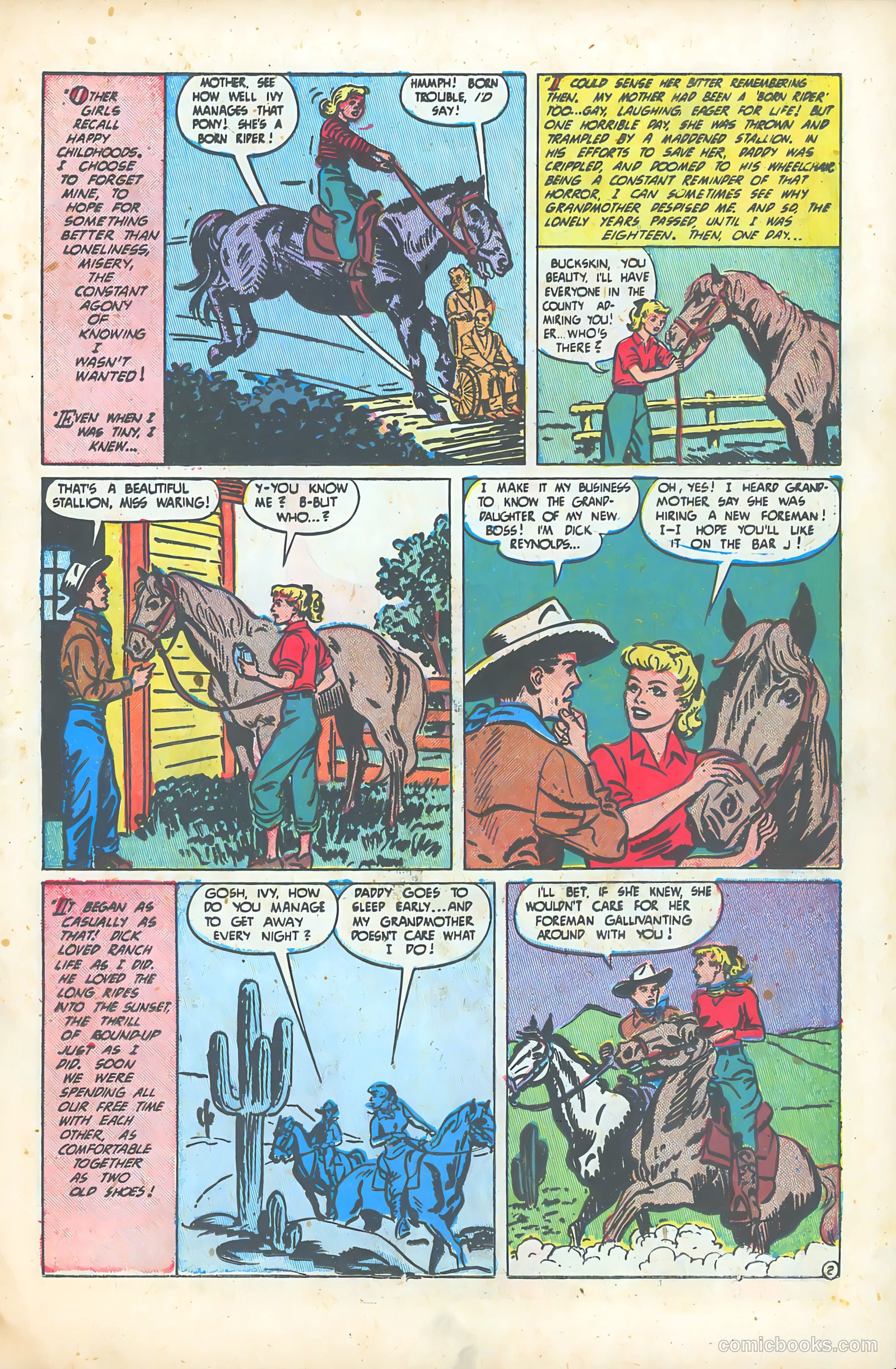Western Hearts #10 (1952) — page 15 of 36