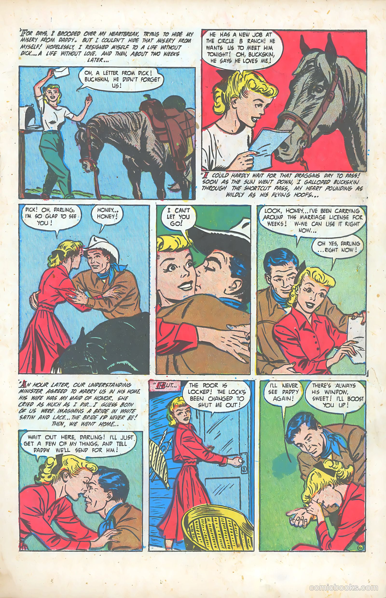 Western Hearts #10 (1952) — page 19 of 36
