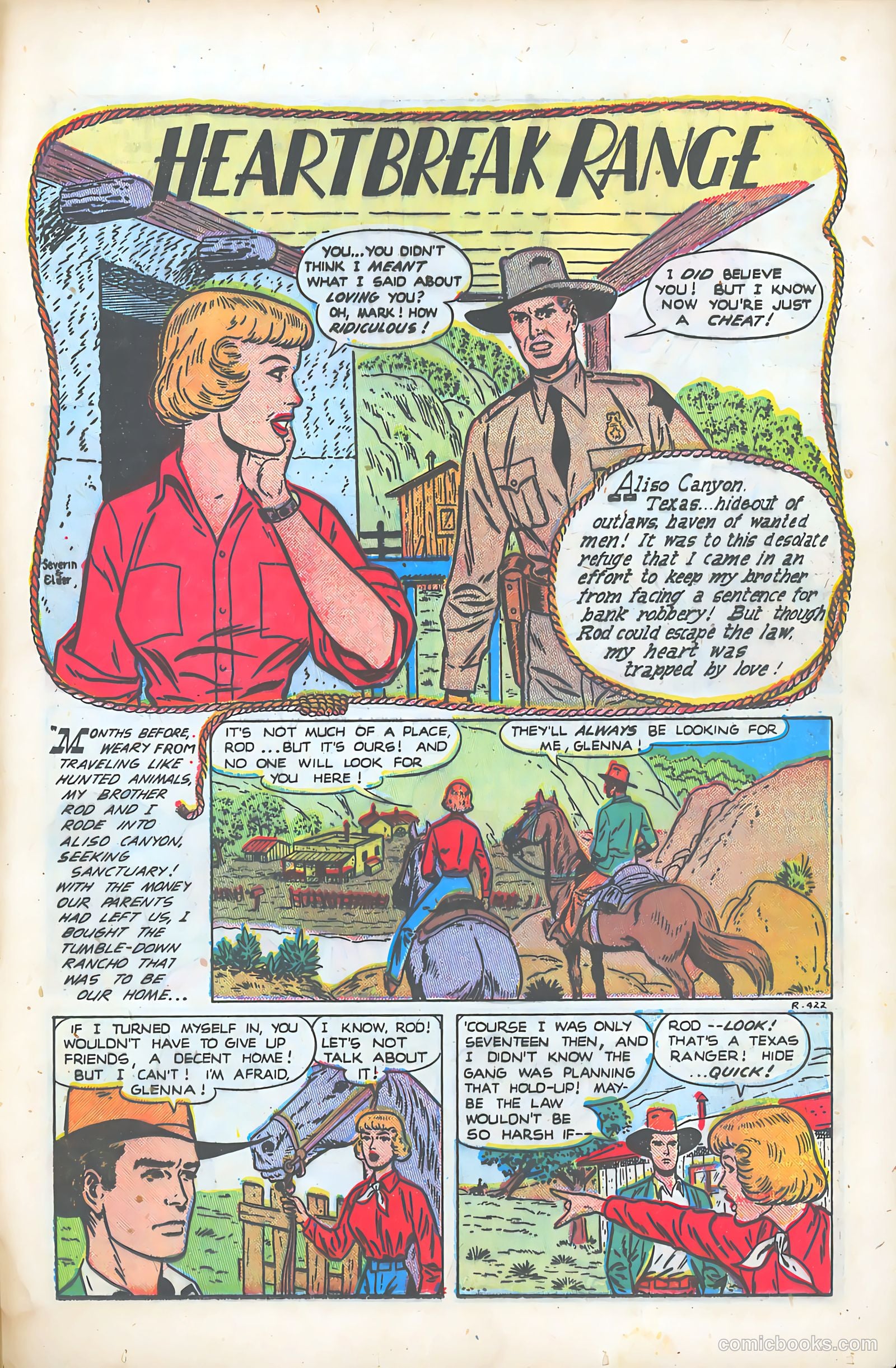 Western Hearts #10 (1952) — page 25 of 36