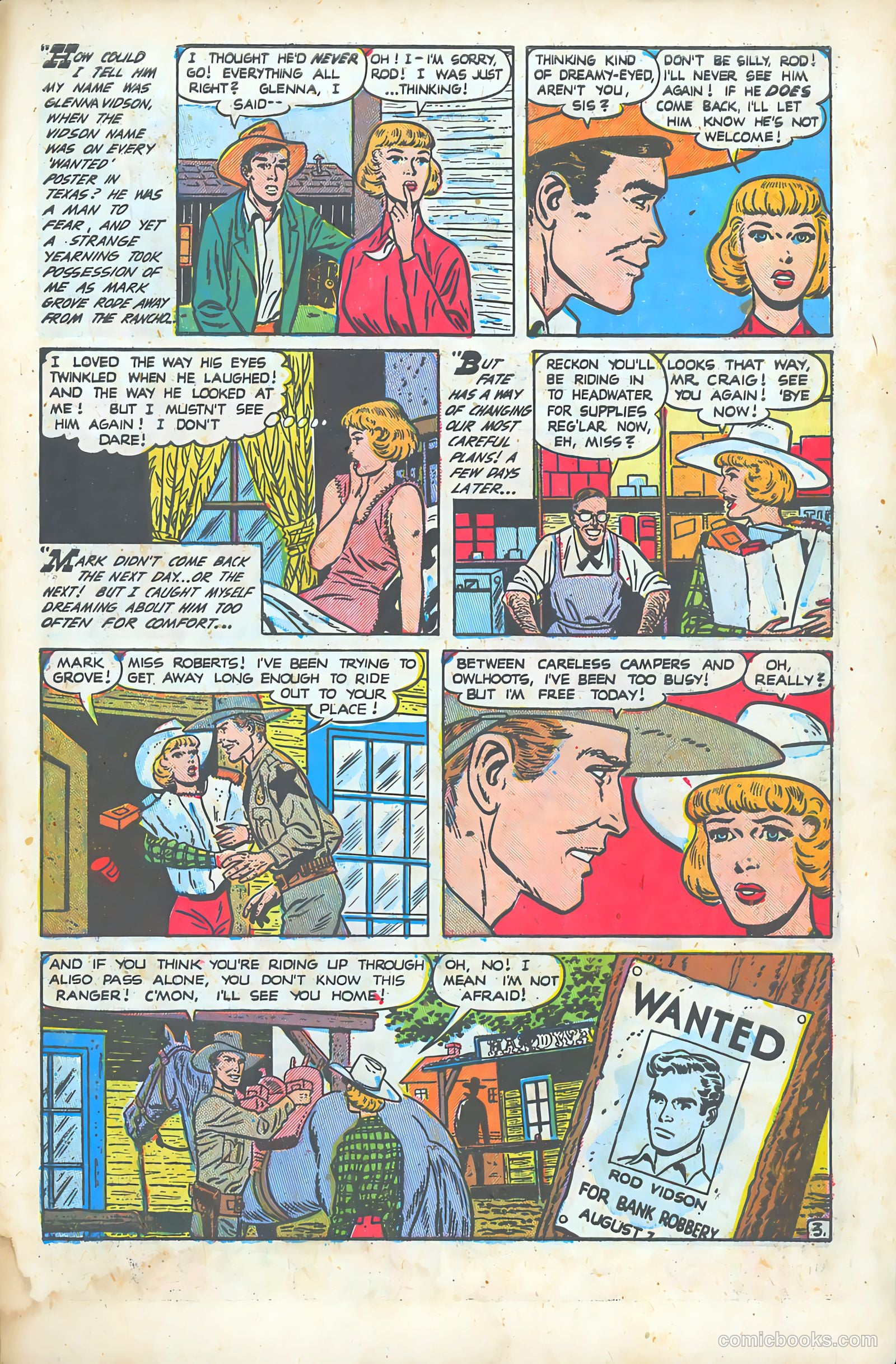 Western Hearts #10 (1952) — page 27 of 36