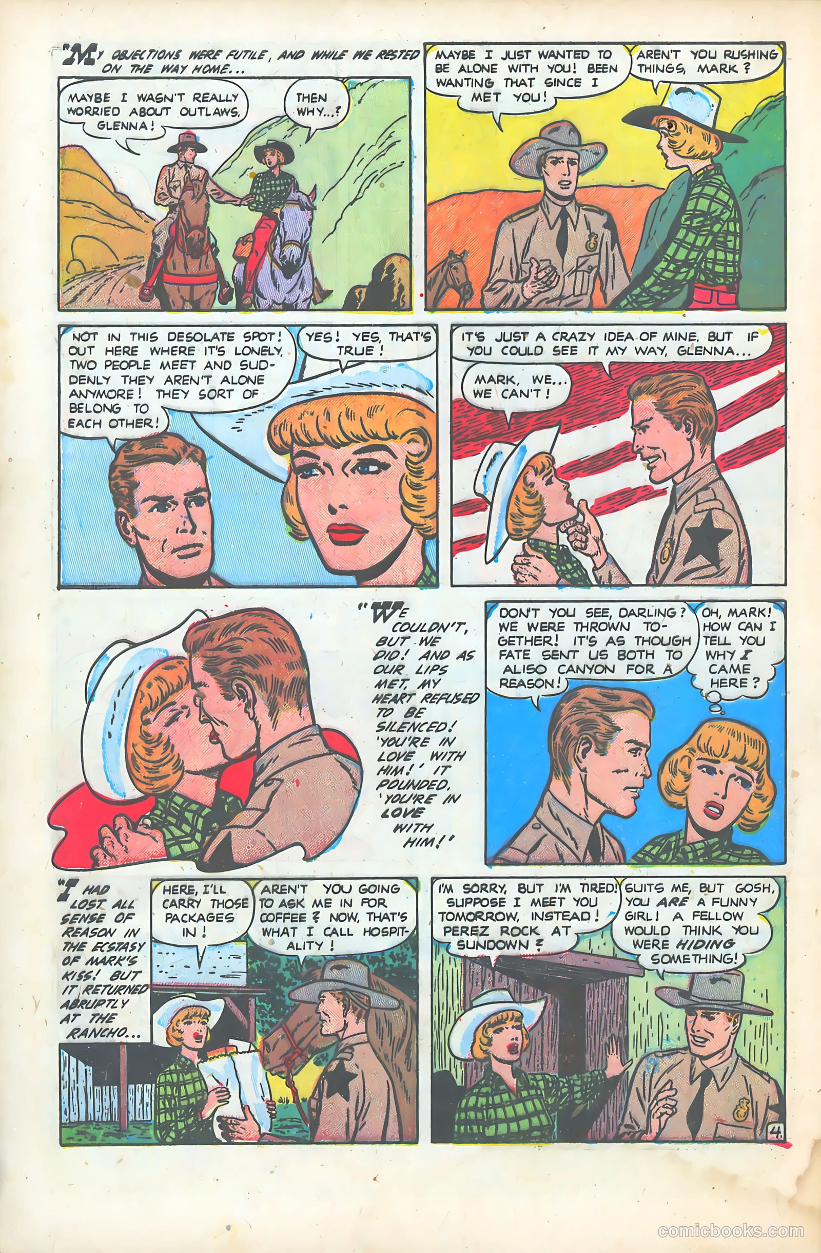 Western Hearts #10 (1952) — page 28 of 36