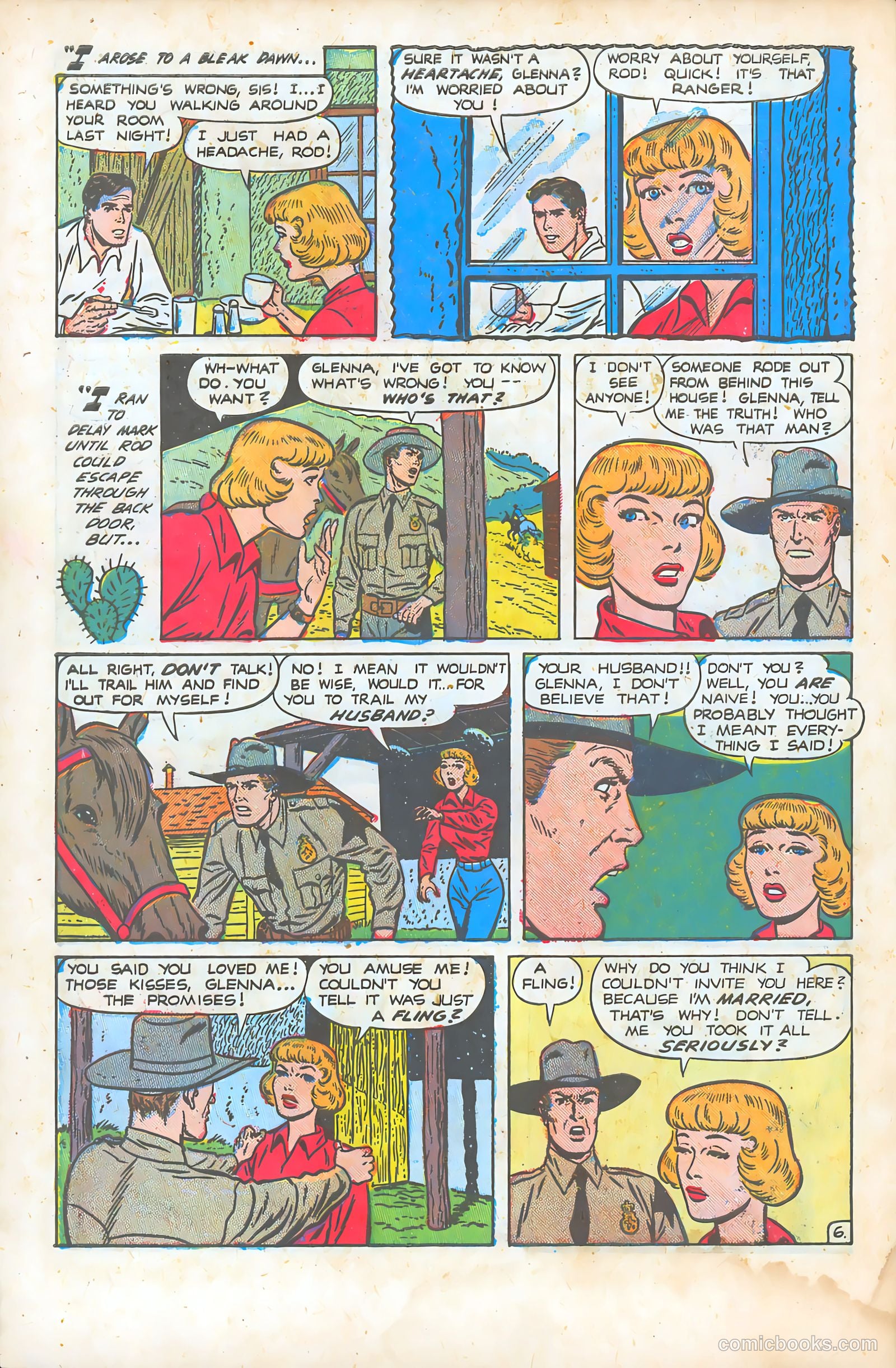 Western Hearts #10 (1952) — page 30 of 36