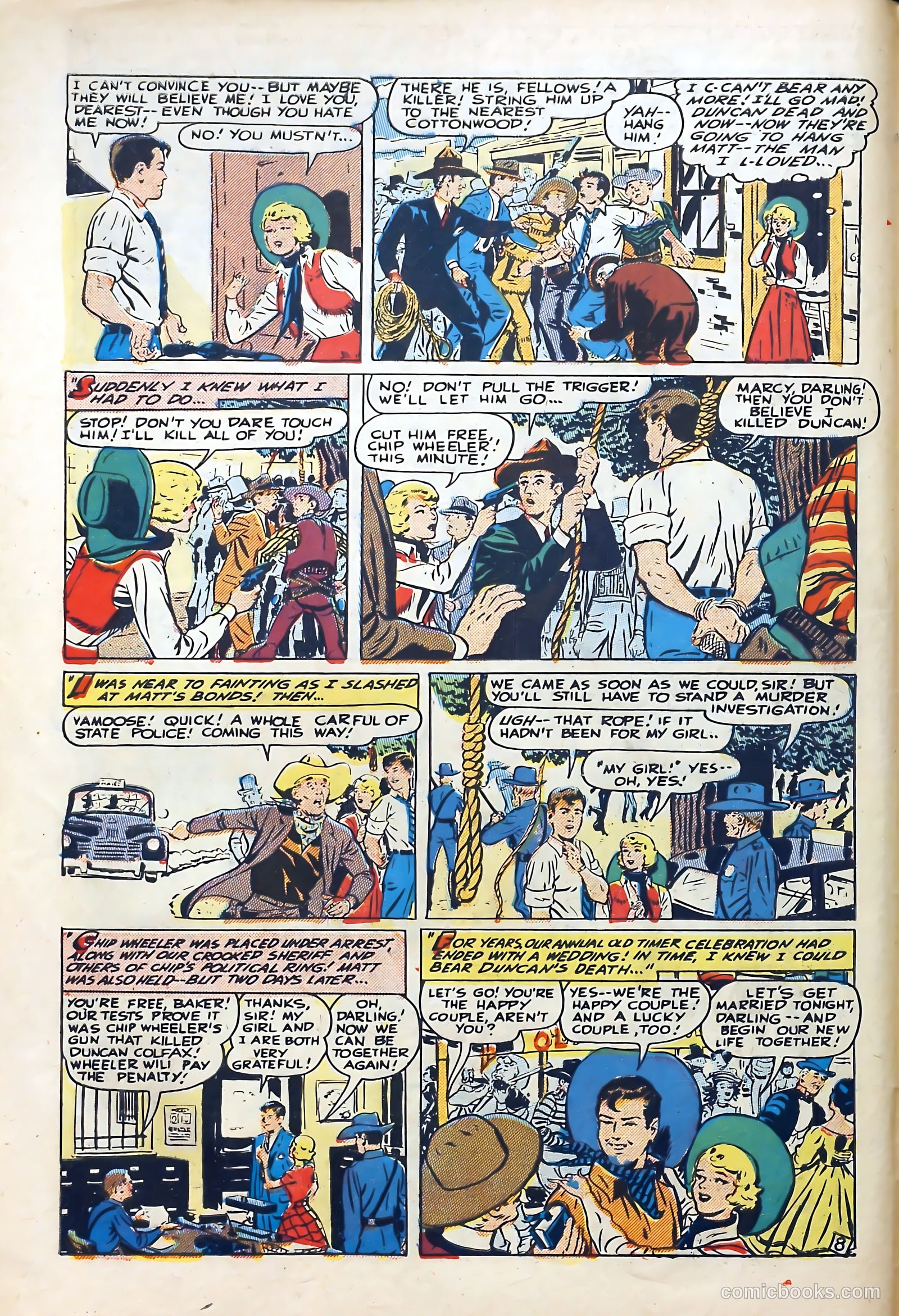 Western Hearts #2 (1950) — page 10 of 36