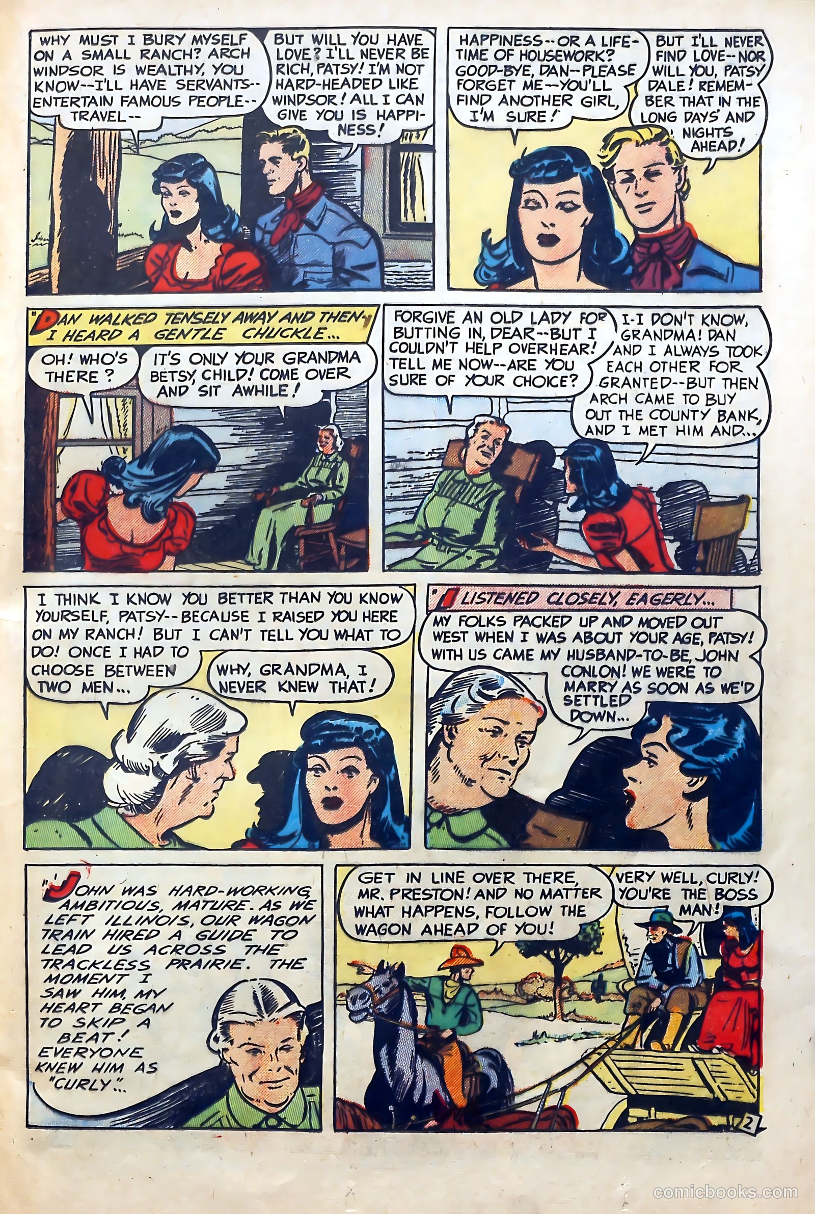 Western Hearts #2 (1950) — page 25 of 36