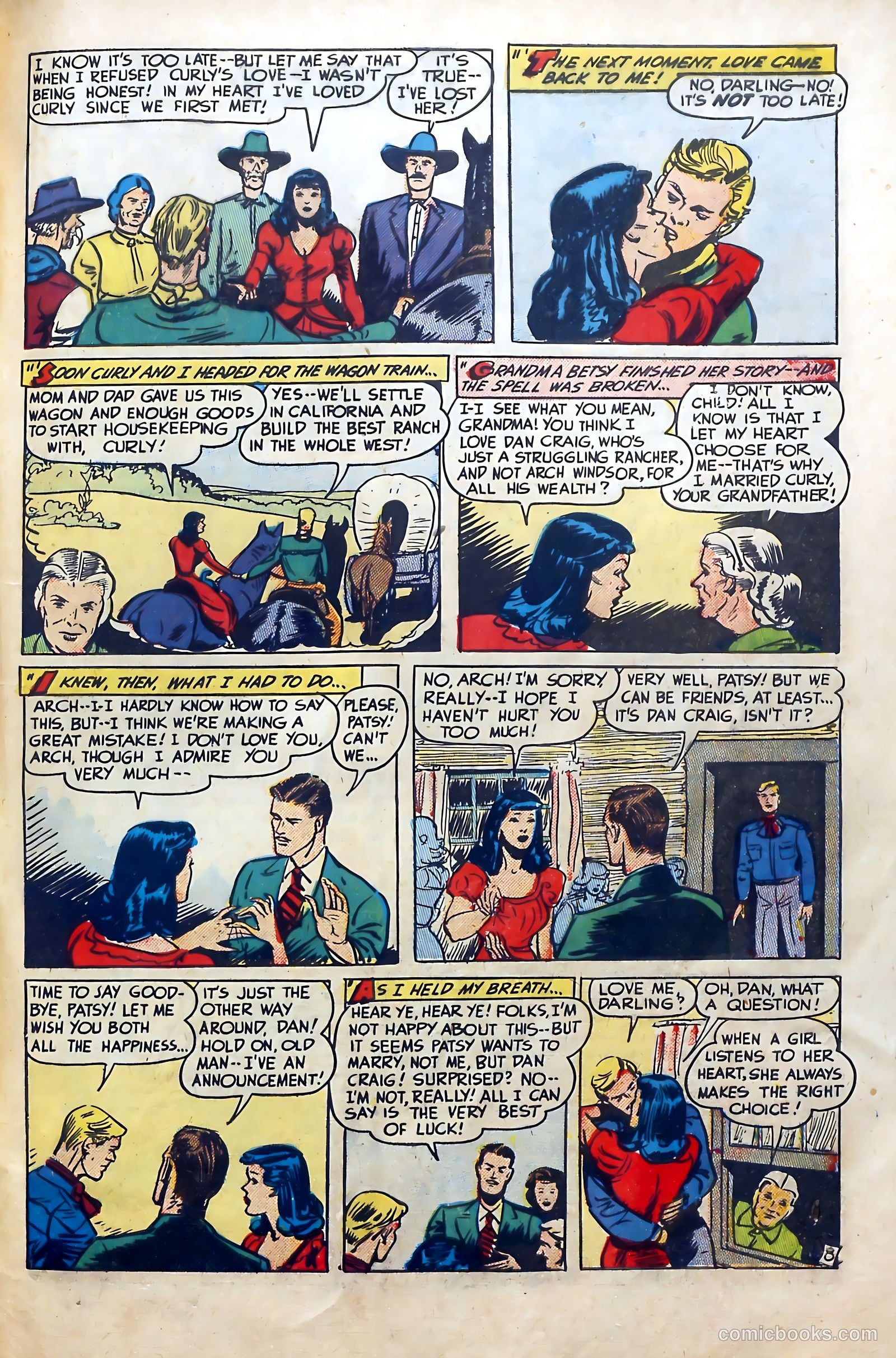 Western Hearts #2 (1950) — page 31 of 36