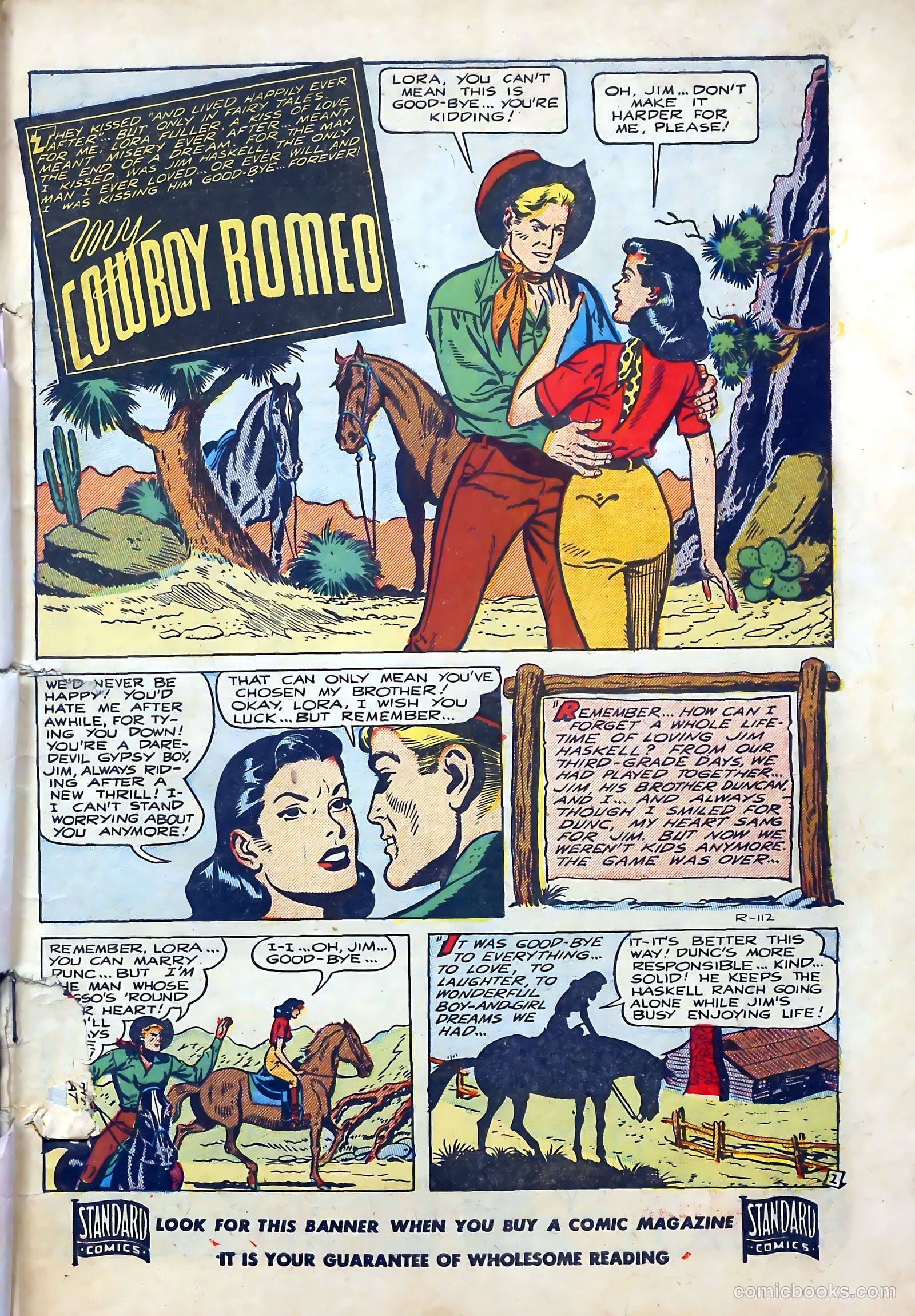 Western Hearts #3 (1950) — page 3 of 36