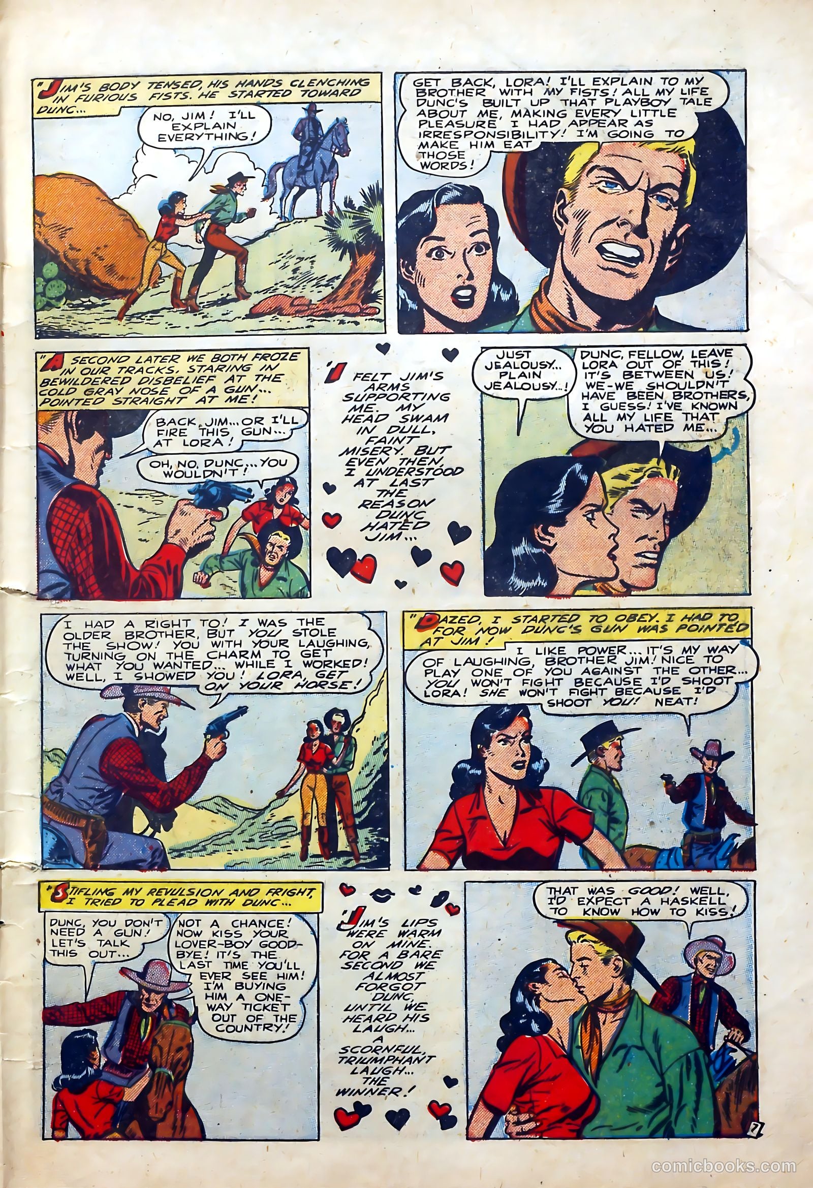 Western Hearts #3 (1950) — page 9 of 36