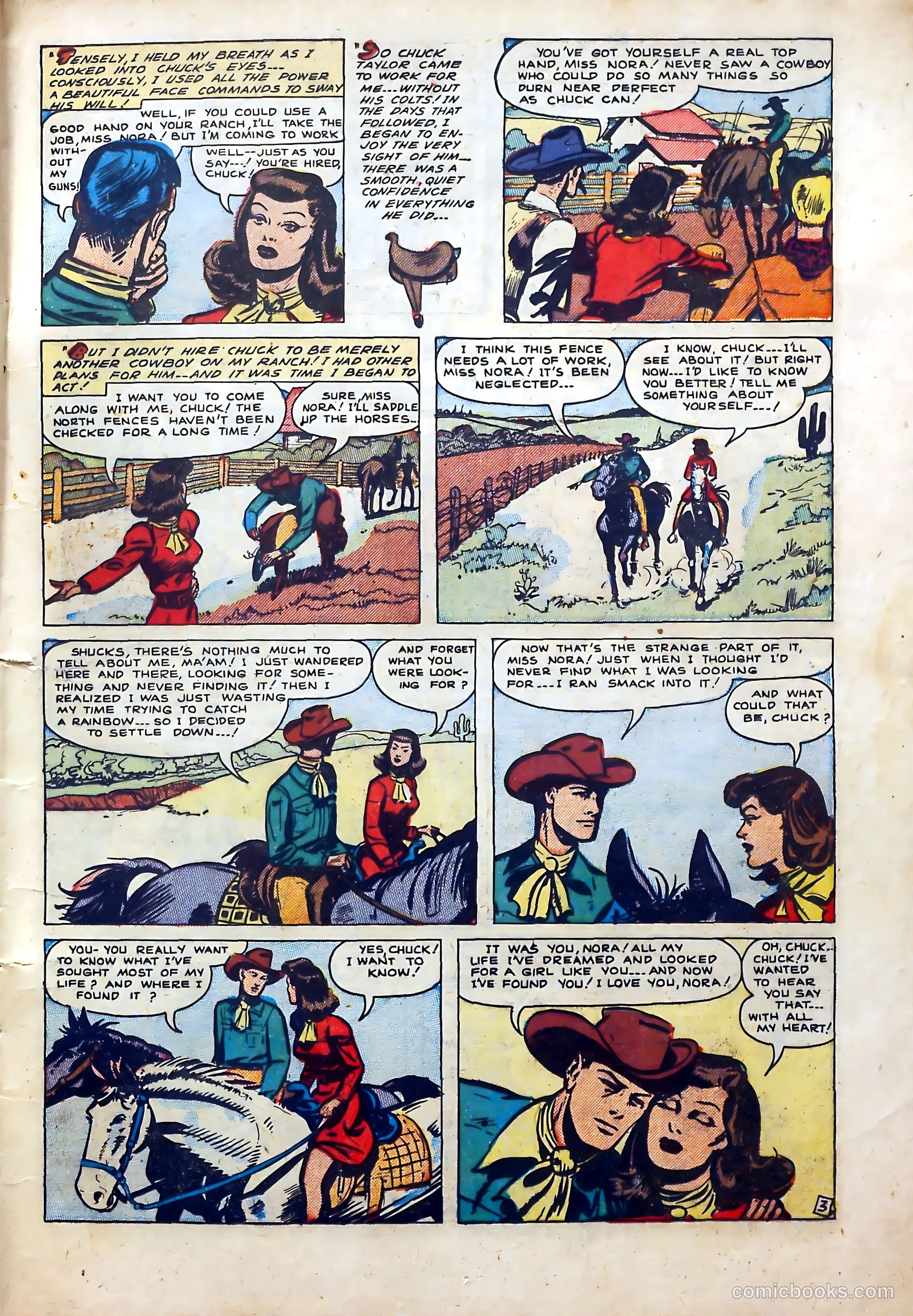 Western Hearts #3 (1950) — page 13 of 36