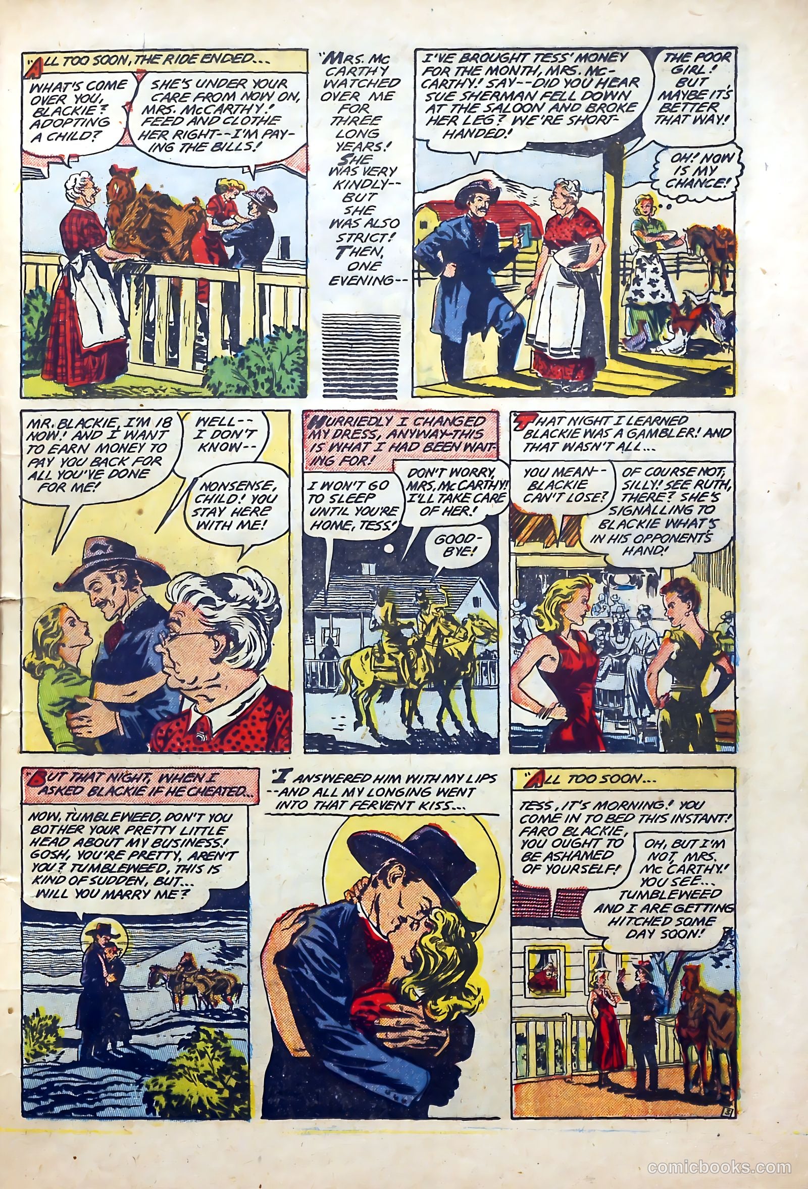 Western Hearts #3 (1950) — page 21 of 36
