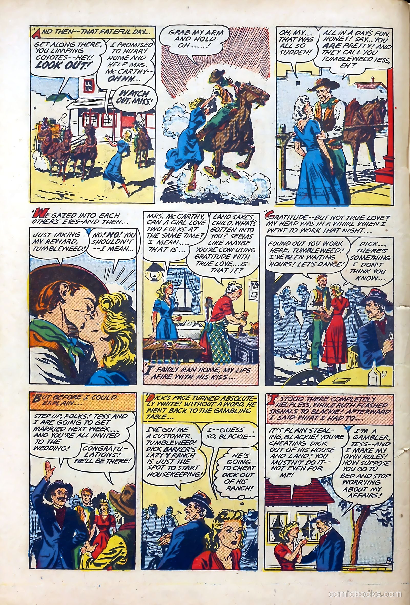 Western Hearts #3 (1950) — page 22 of 36