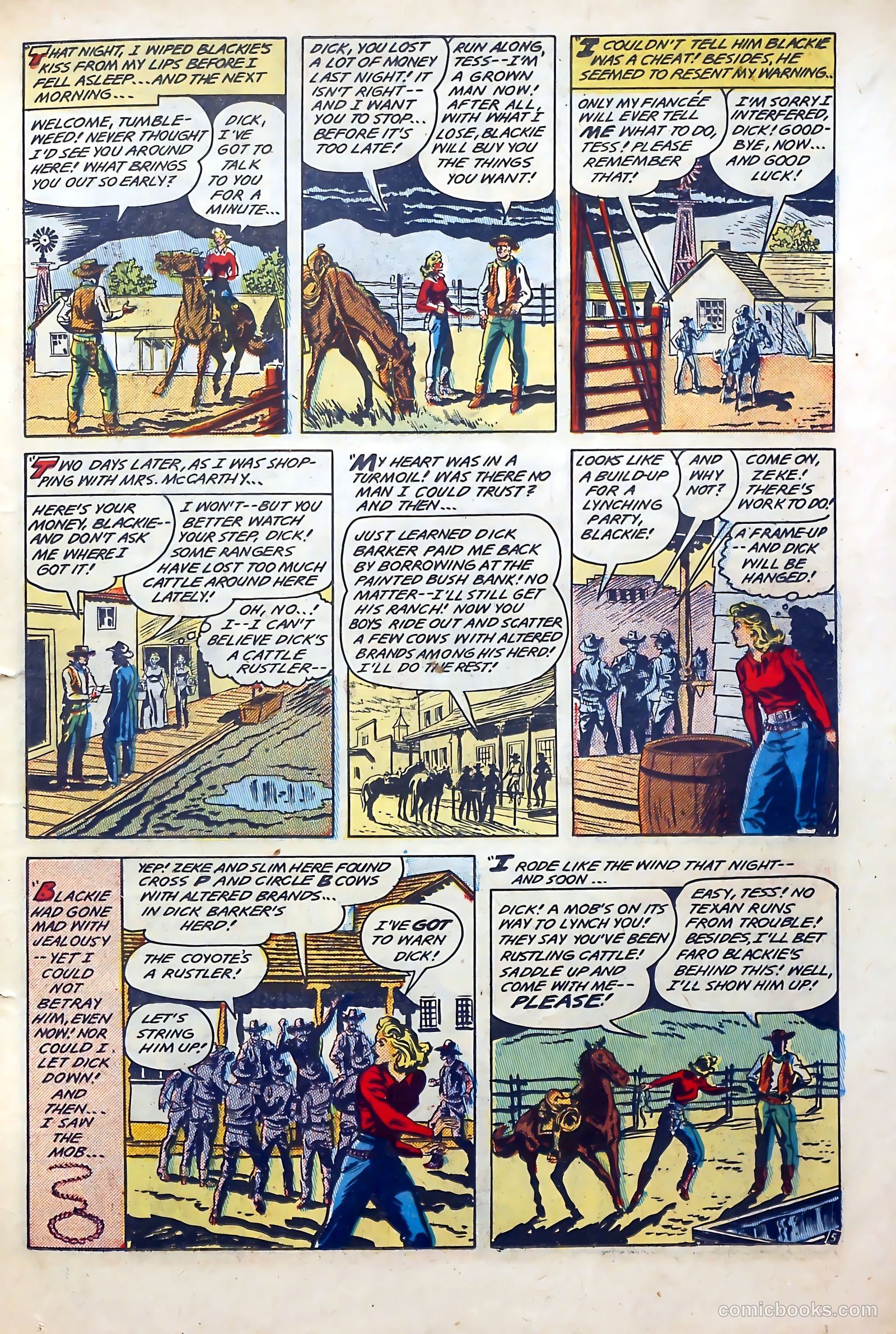 Western Hearts #3 (1950) — page 23 of 36