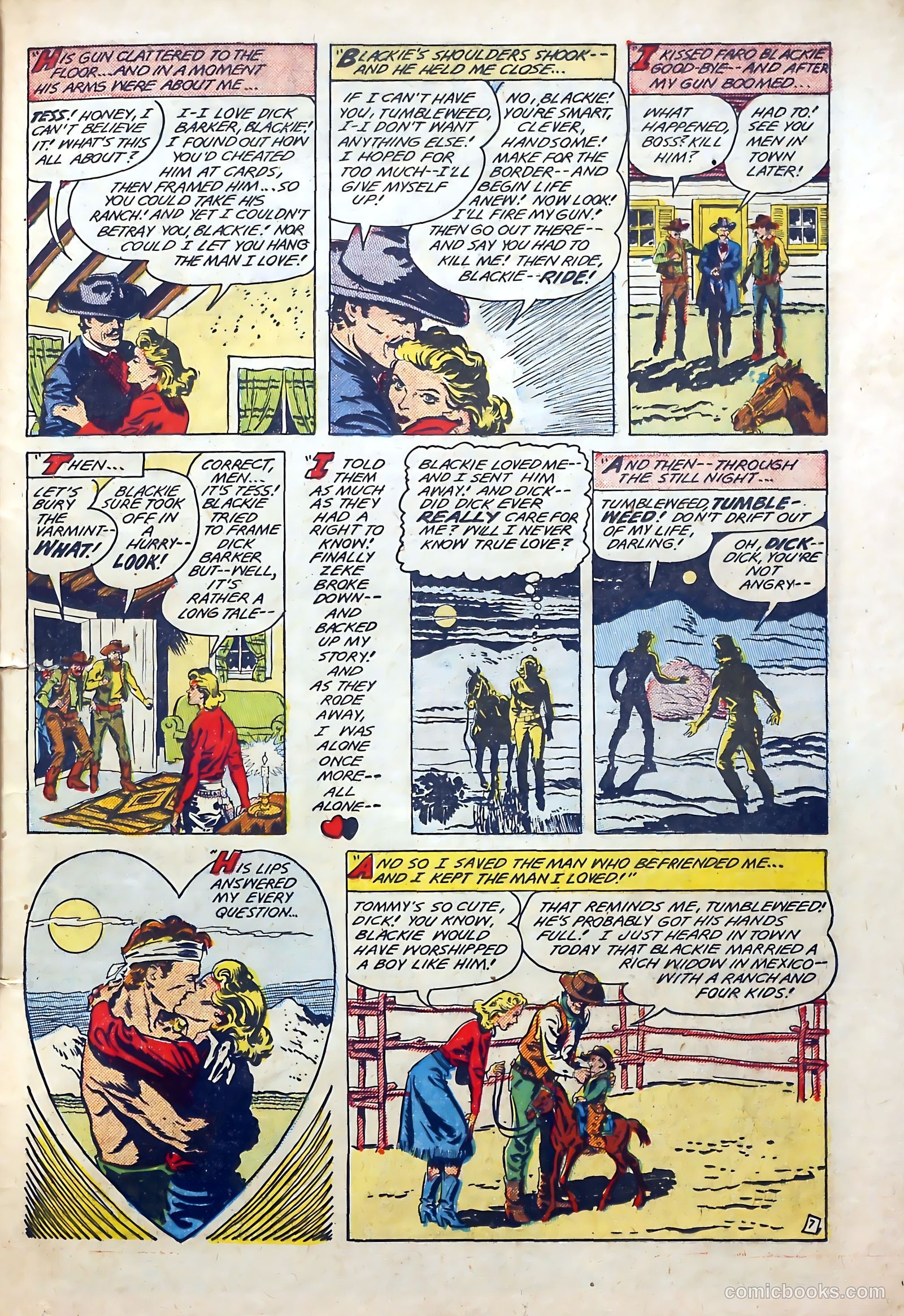 Western Hearts #3 (1950) — page 25 of 36