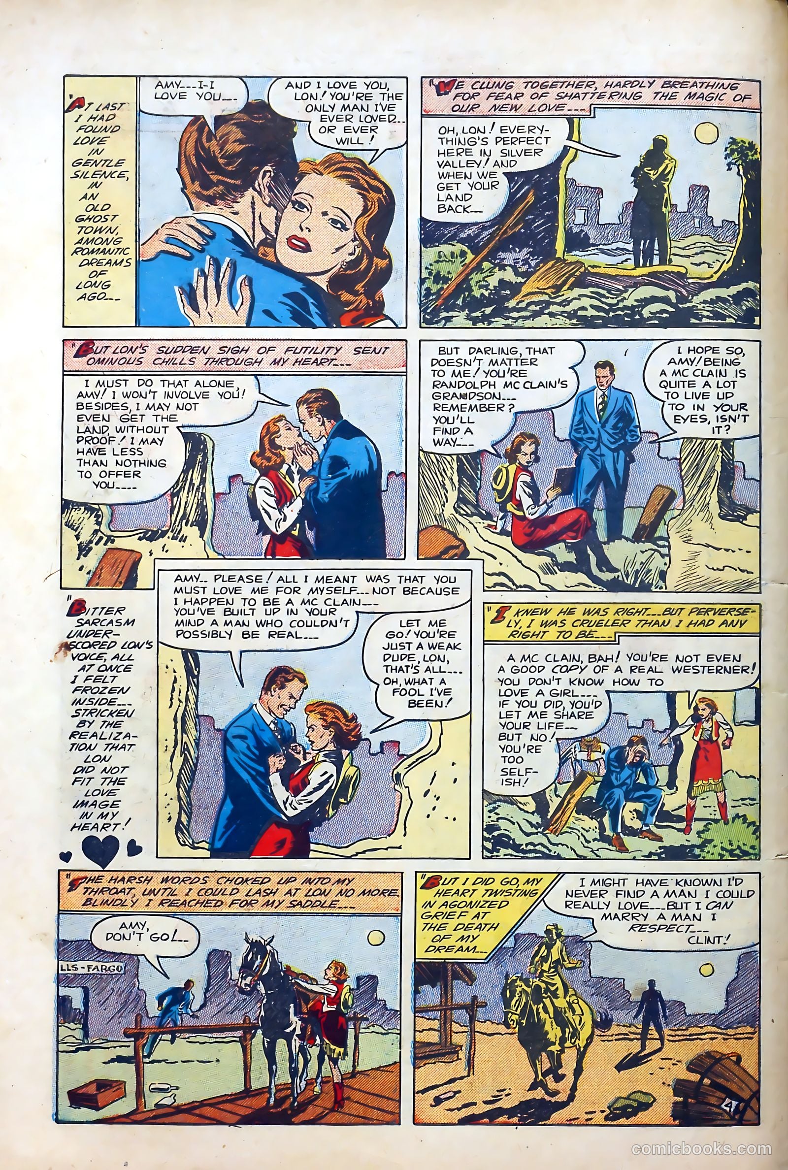 Western Hearts #3 (1950) — page 30 of 36