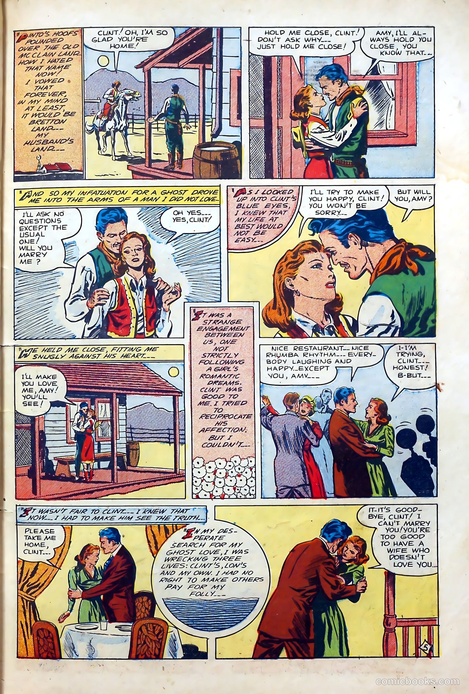 Western Hearts #3 (1950) — page 31 of 36