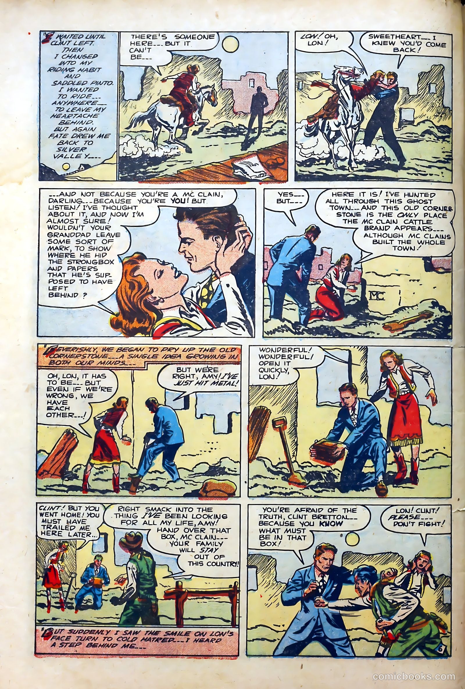 Western Hearts #3 (1950) — page 32 of 36
