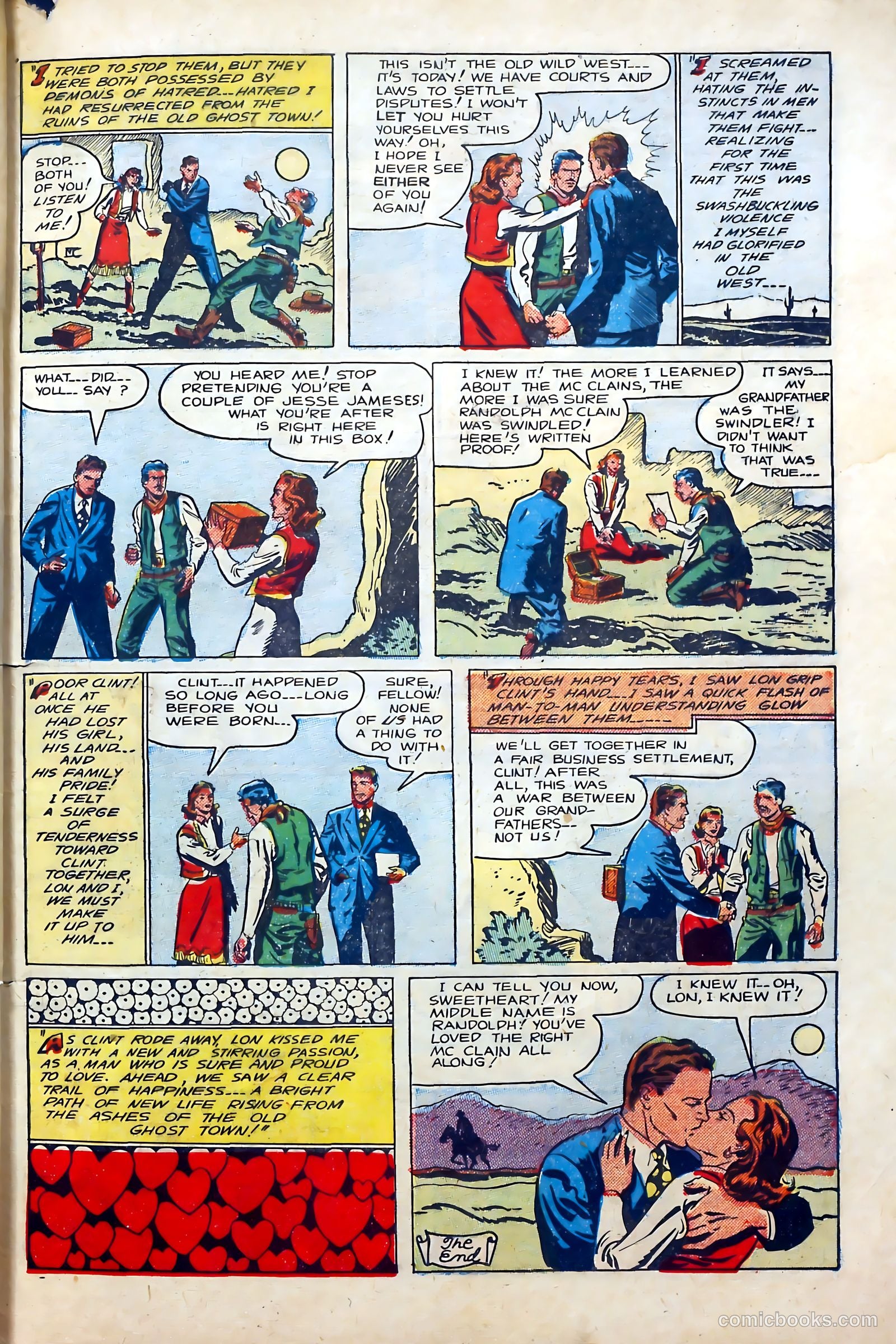 Western Hearts #3 (1950) — page 33 of 36